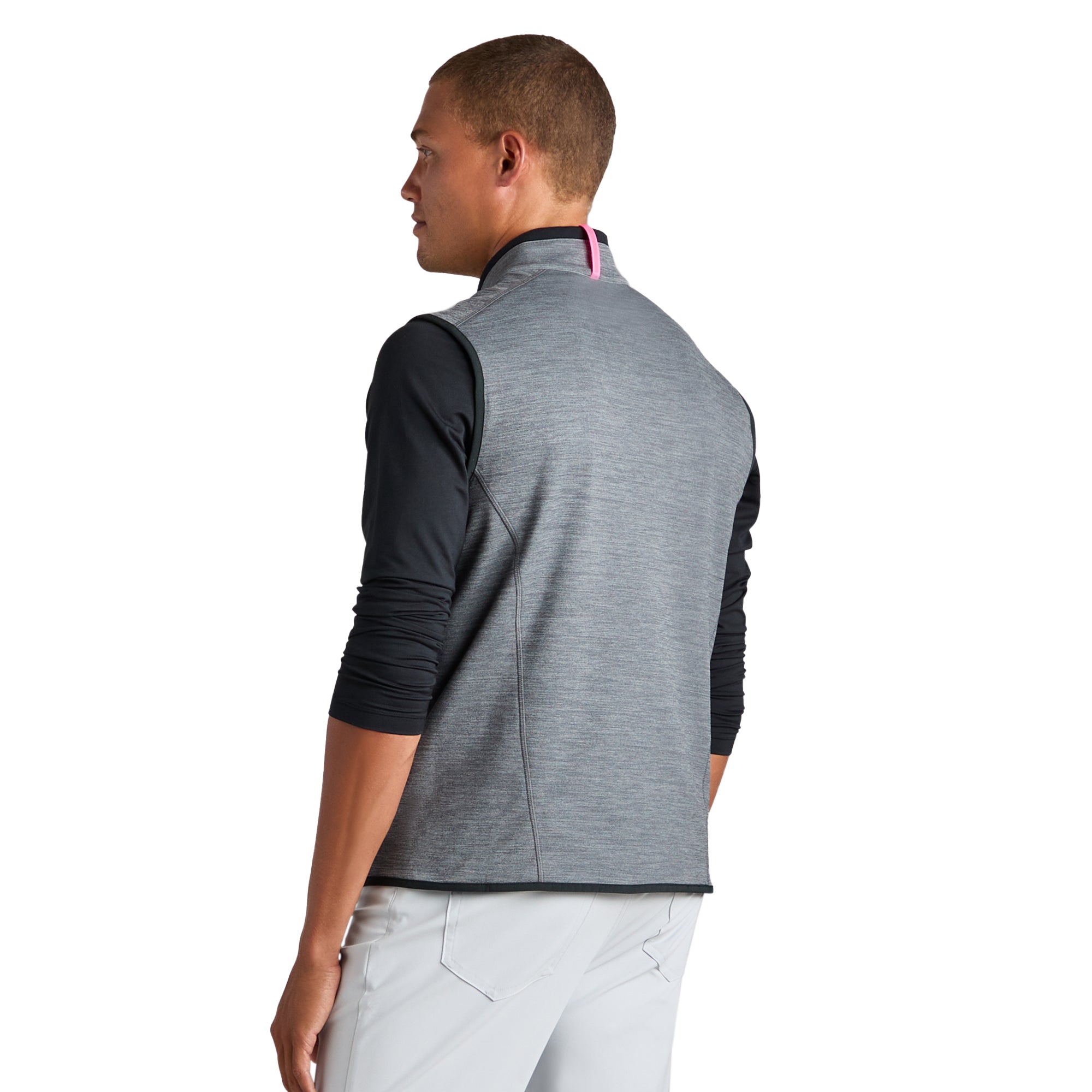 G/FORE Tech French Terry Golf Vest - Charcoal Melange - GMM000066-CHAM ...