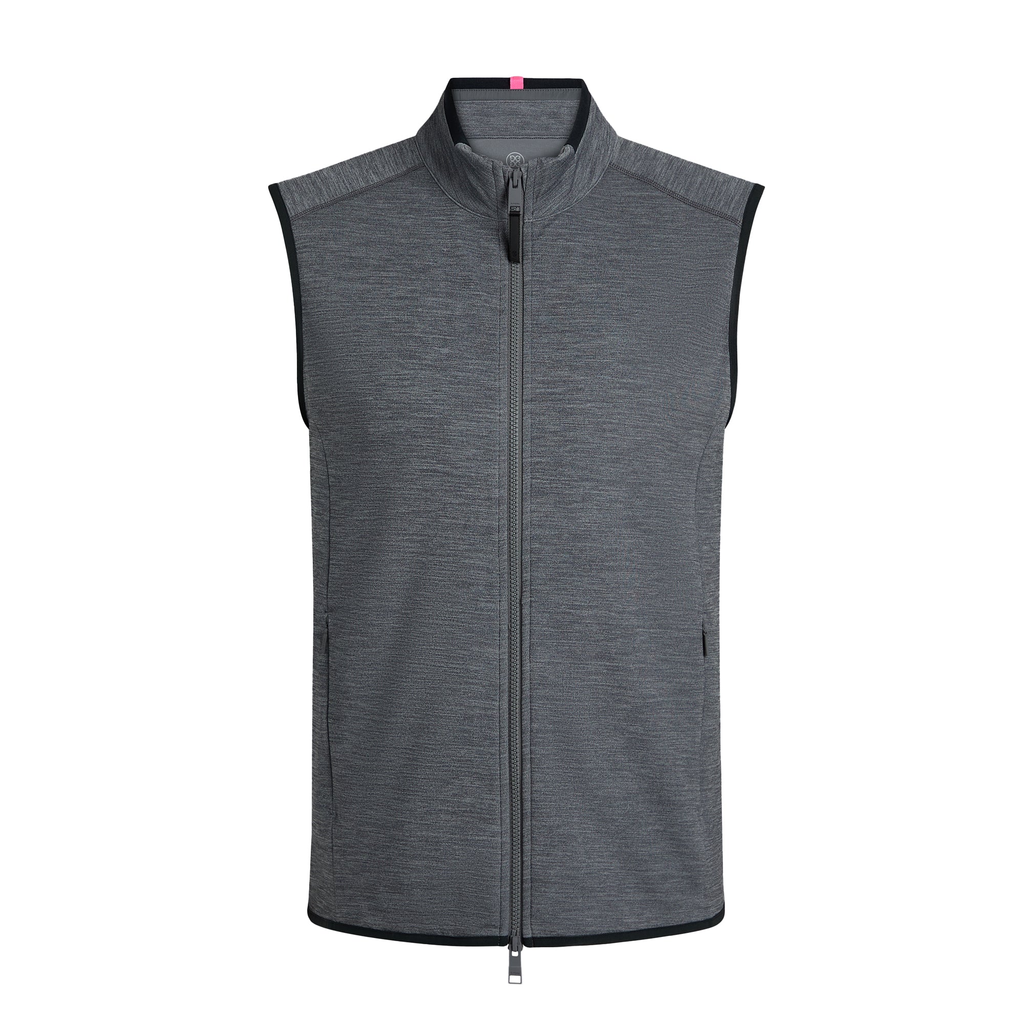 G/FORE Tech French Terry Vest - Charcoal Melange - GMM000066-CHAM