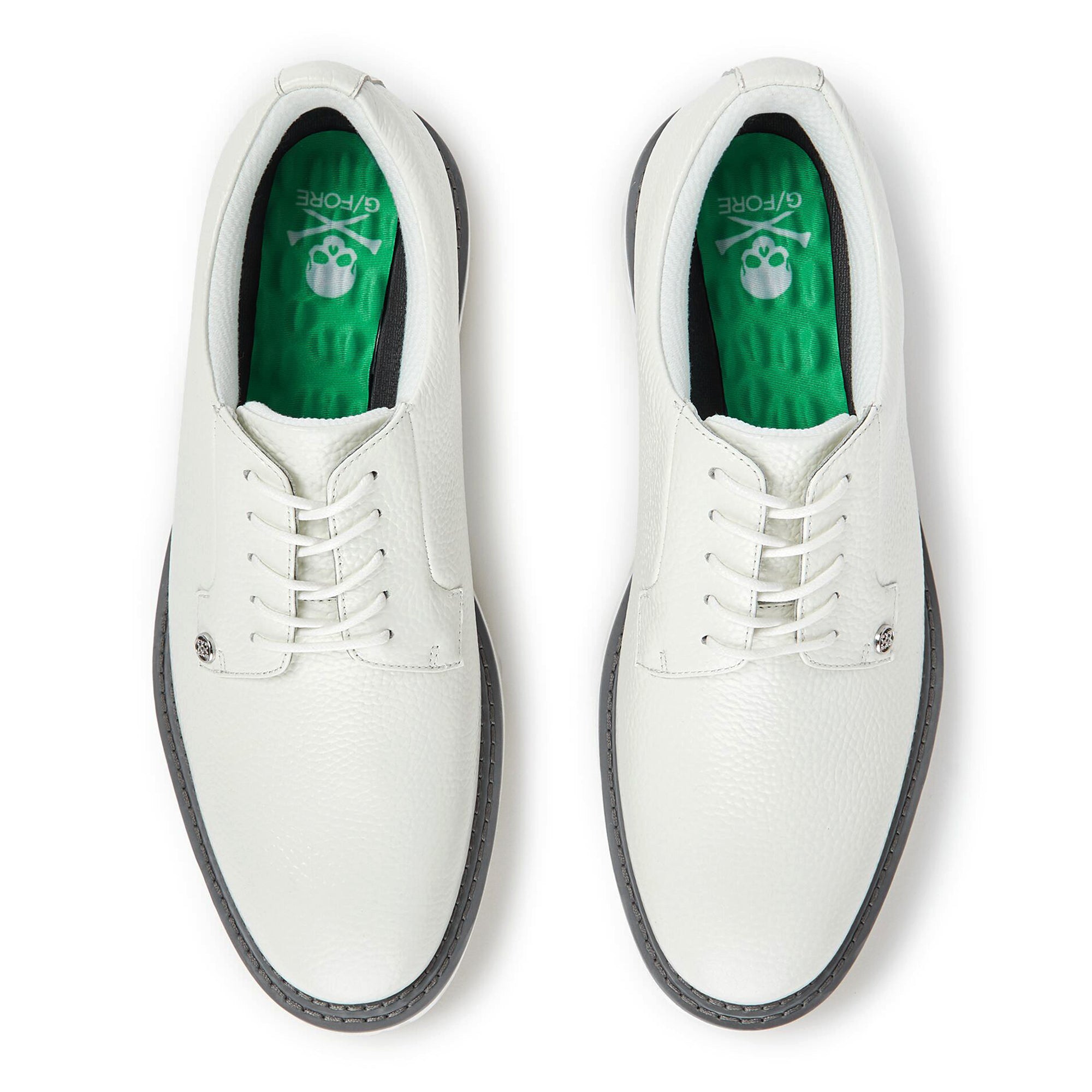 G/FORE Gallivanter G/Lock Pebble Leather Golf Shoes GMF000055 Snow ...
