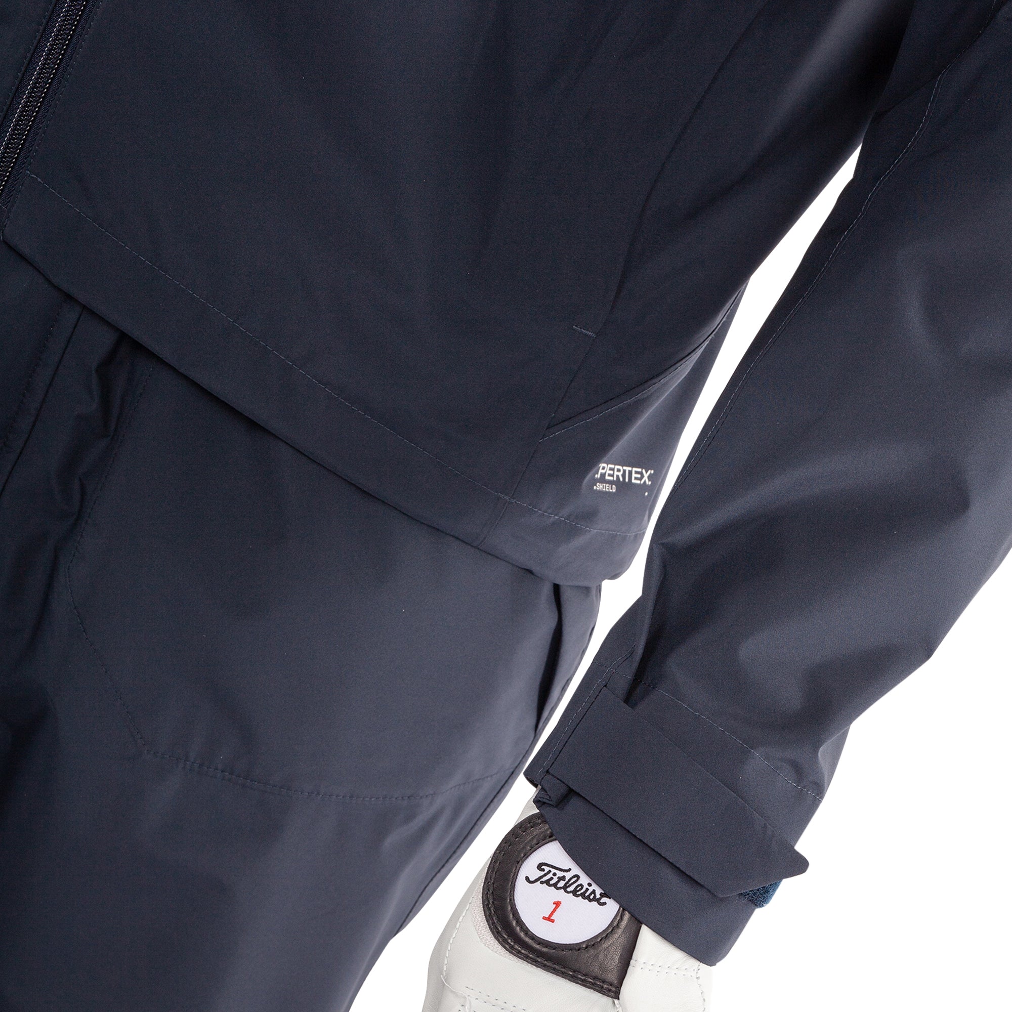 Galvin Green Akron Pertex Waterproof Golf Jacket Navy 9405