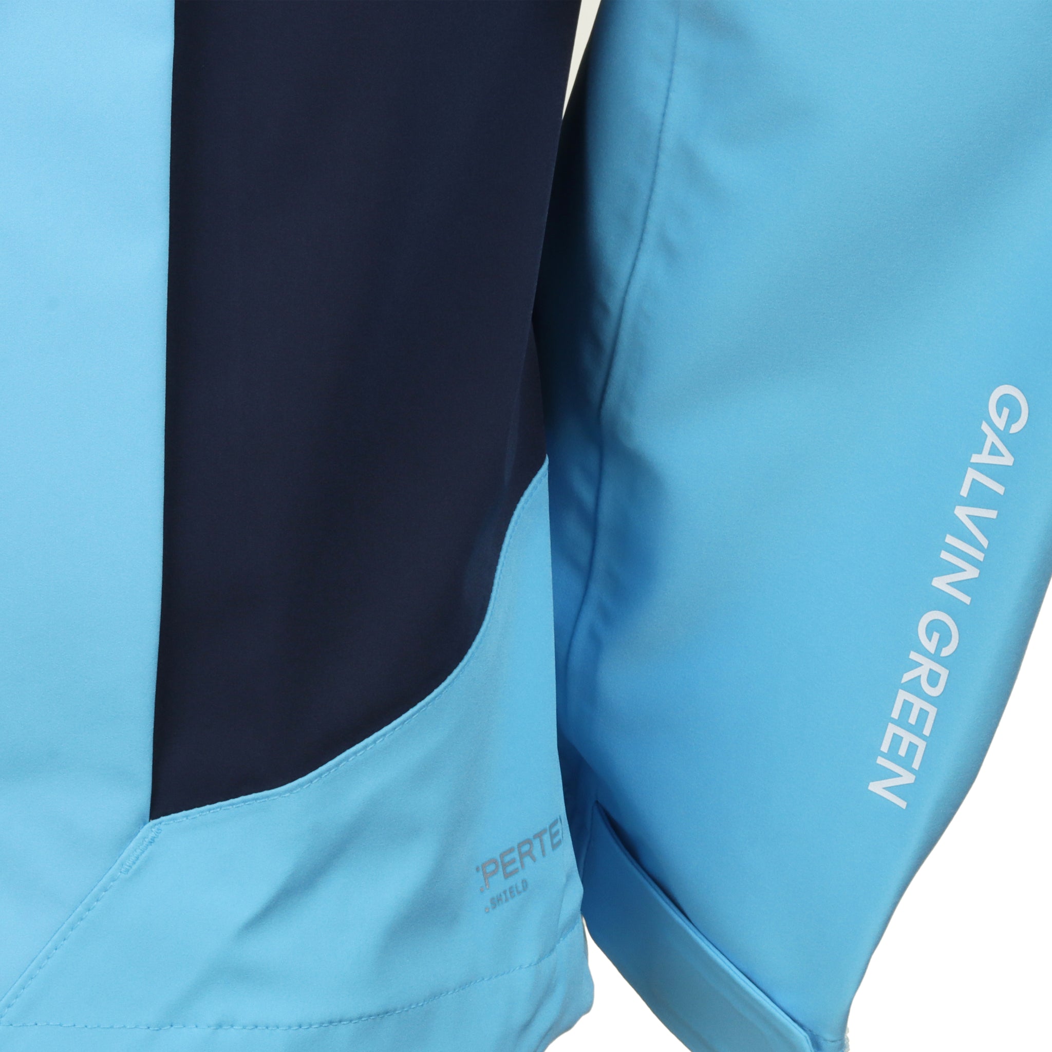 Galvin Green Ames Pertex Waterproof Golf Jacket Alaskan Blue/Navy 8894