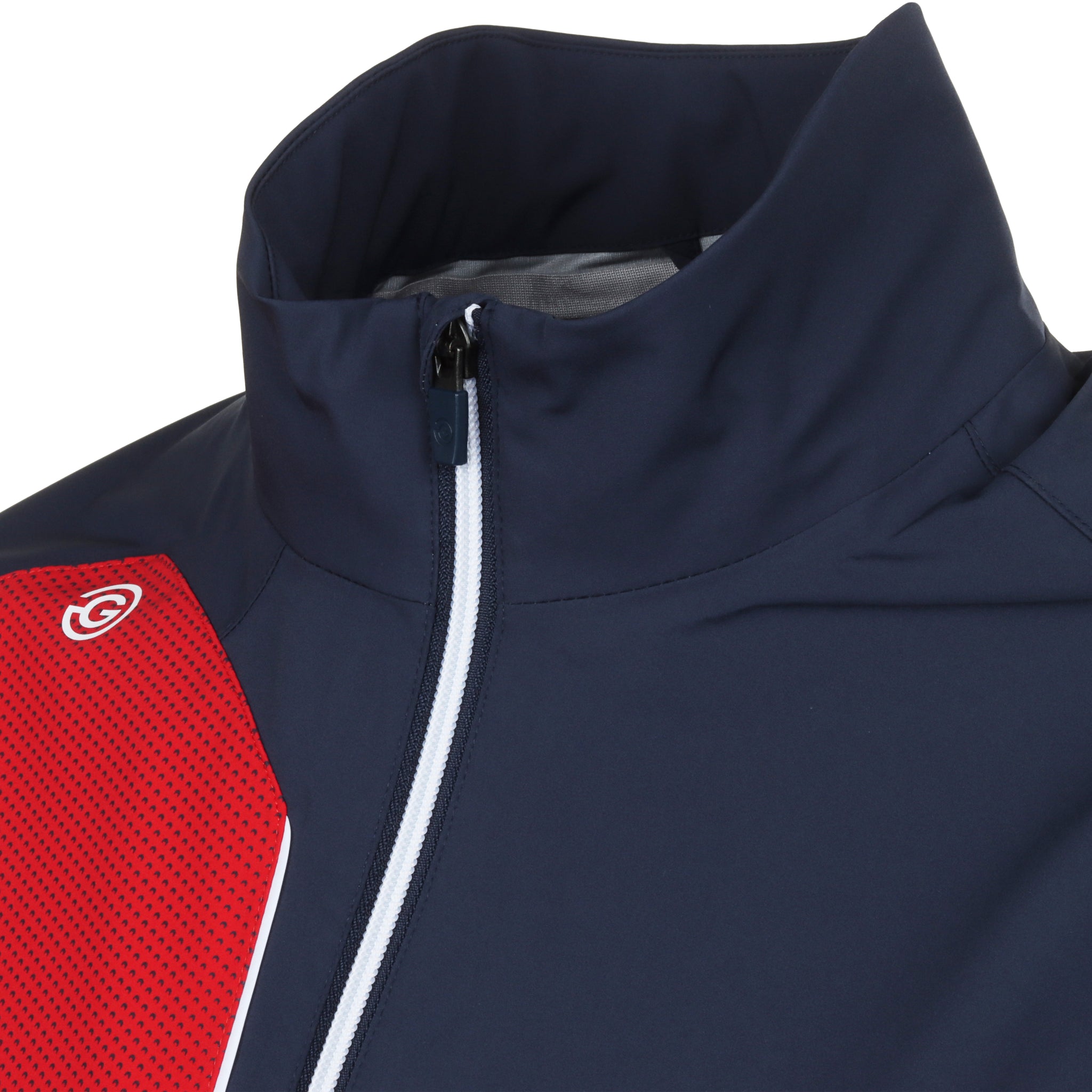 Galvin Green Ames Pertex Waterproof Golf Jacket Navy/Red 8895