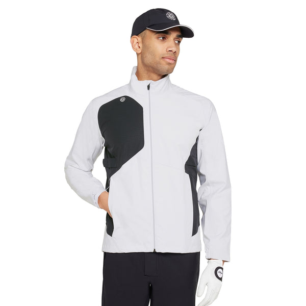 ARLEN NESS パフォーマンスジャケット ホワイト/グレー Galvin Green Ames Pertex Waterproof Golf Jacket - White/Black 9434