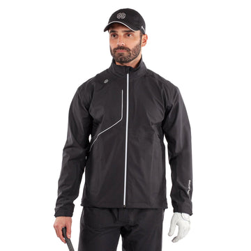 Galvin Green Ames Pertex Waterproof Golf Jacket Black/White 9020