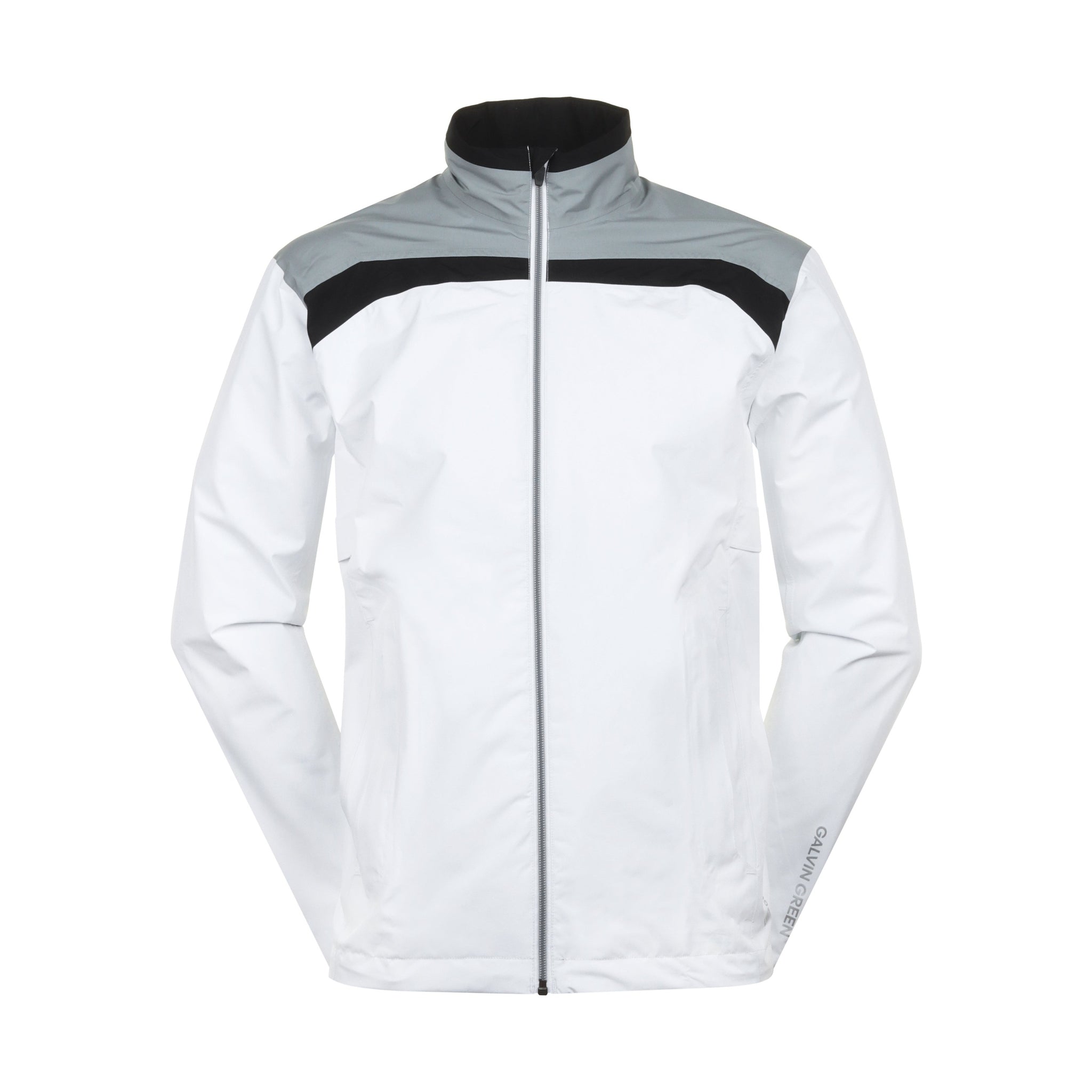 Galvin Green Anton Gore-Tex Waterproof Golf Jacket White/Sharkskin 9433