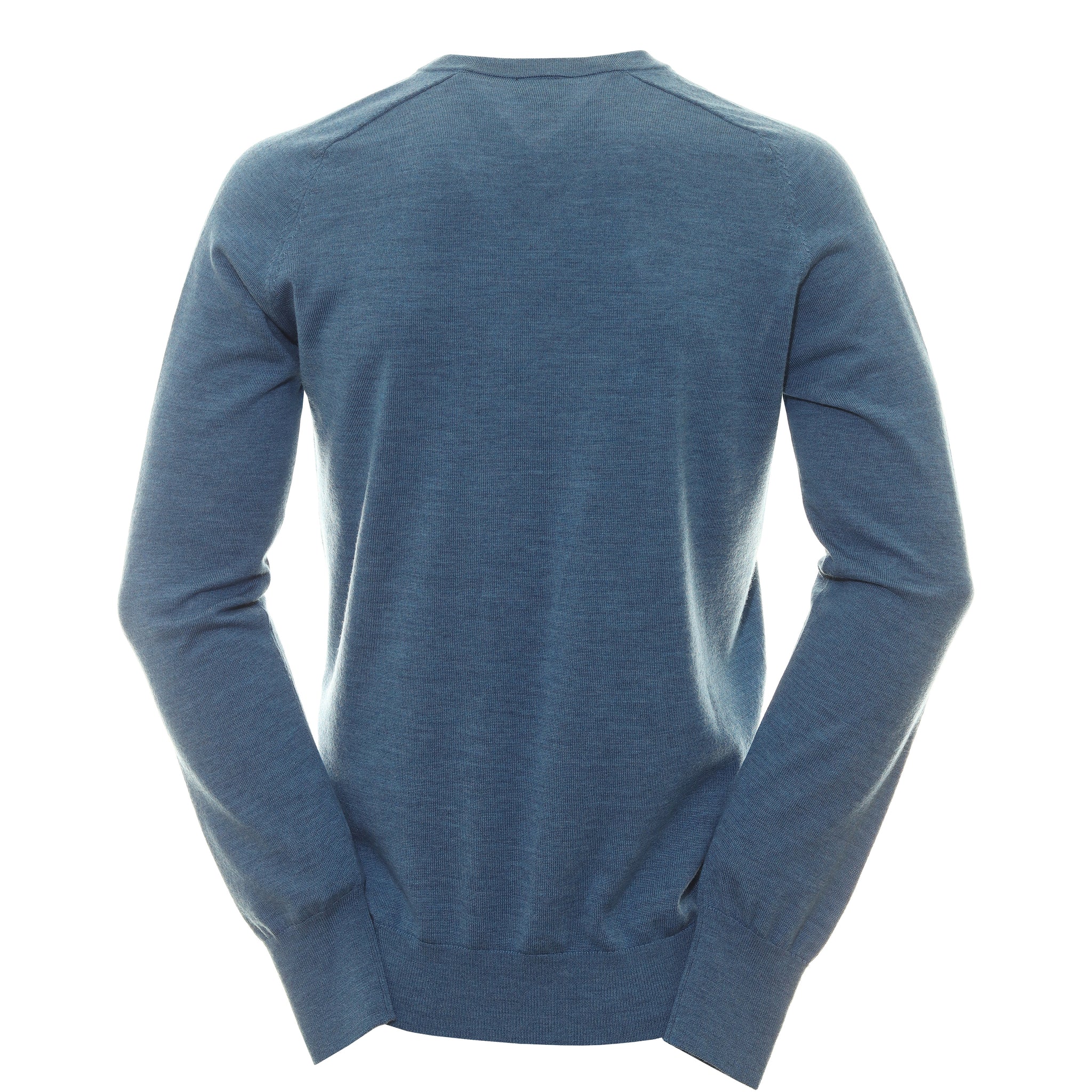 Galvin Green Carl V-Neck Sweater Blue Melange 9587