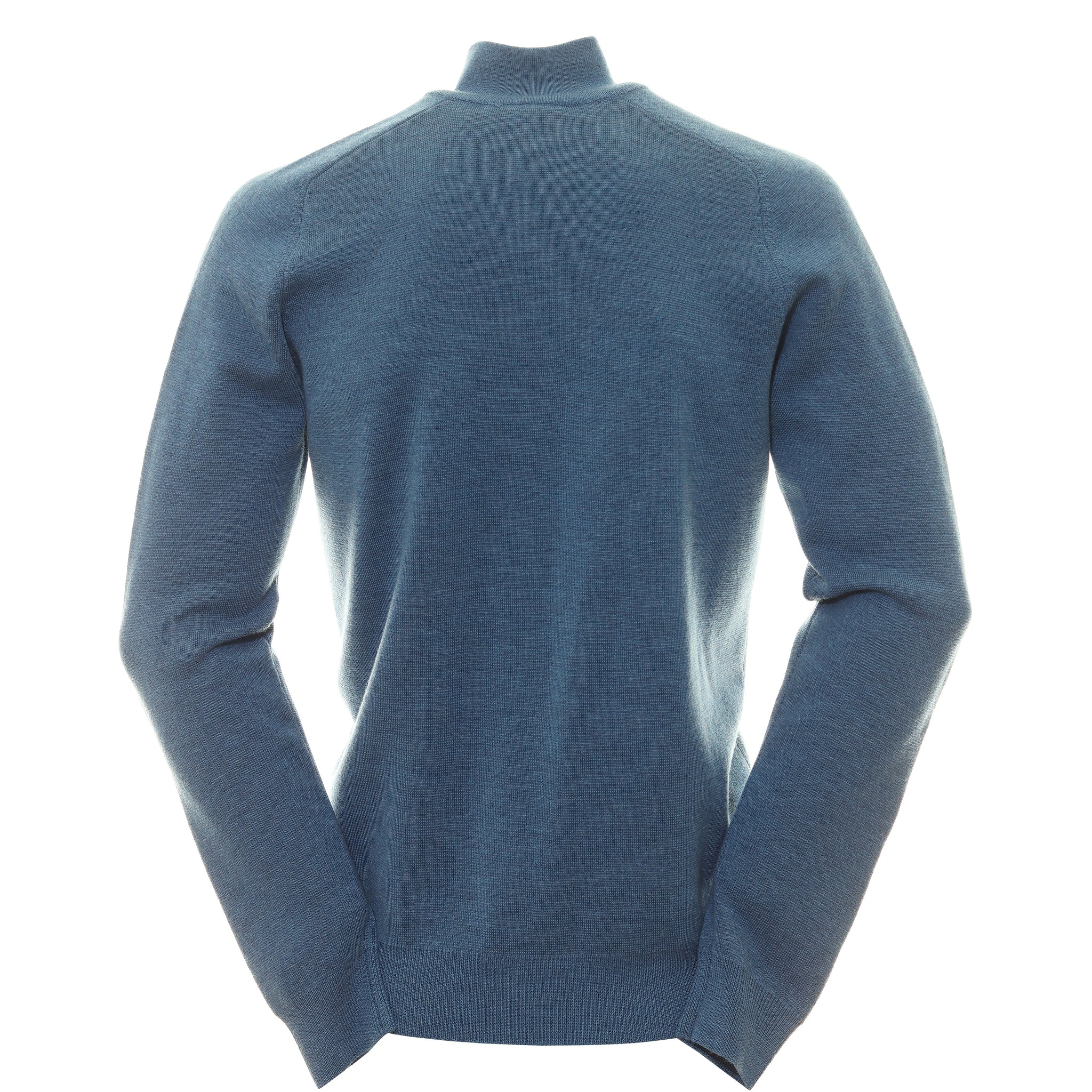 Galvin Green Chester Half Zip Sweater - Blue Melange 9587 - Chester ...