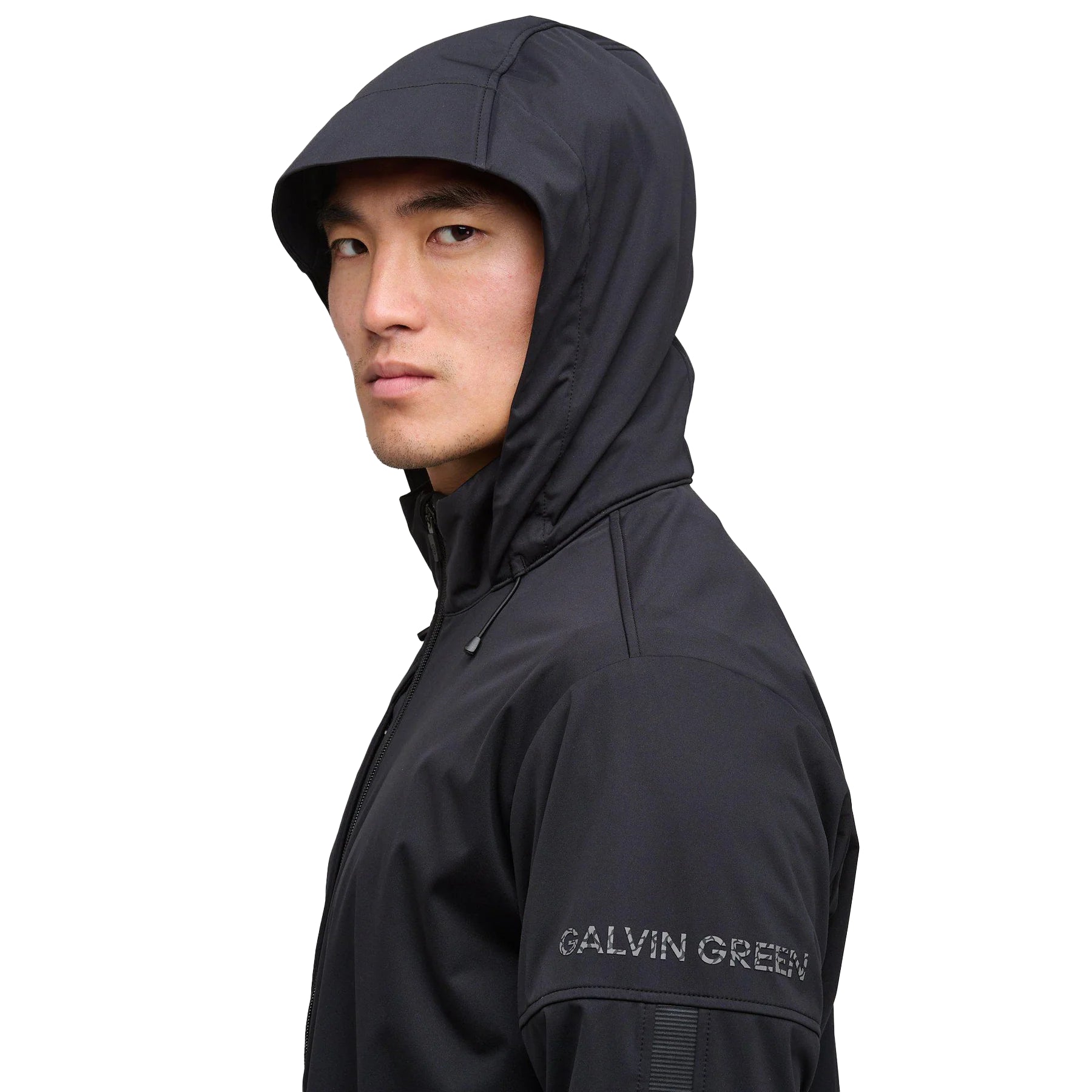 Veste Coupe-Vent Galvin Green Lawrence INTERFACE-1 – Homme – Peau De Requin/Noir Taille M