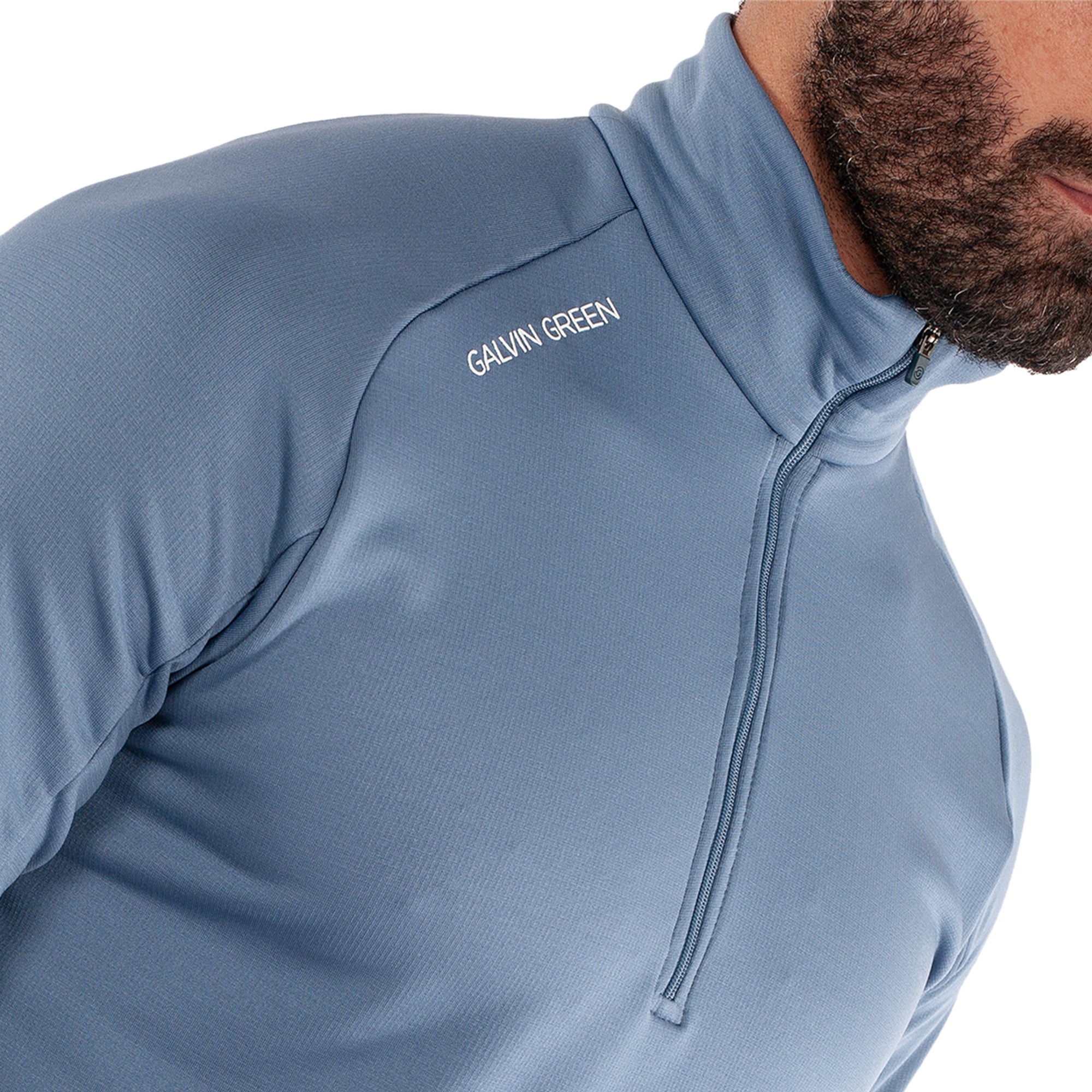 Galvin Green Drake Insula Golf Pullover Moonlight Blue 8840