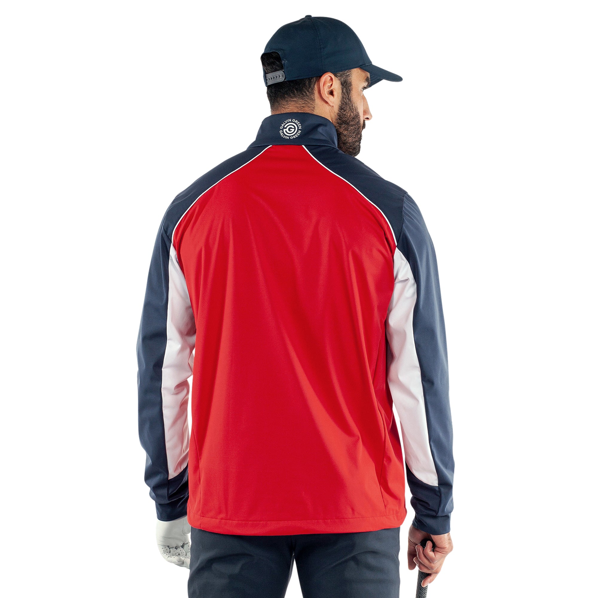 Galvin Green Laurent Interface-1 Golf Jacket Red/Black 8875