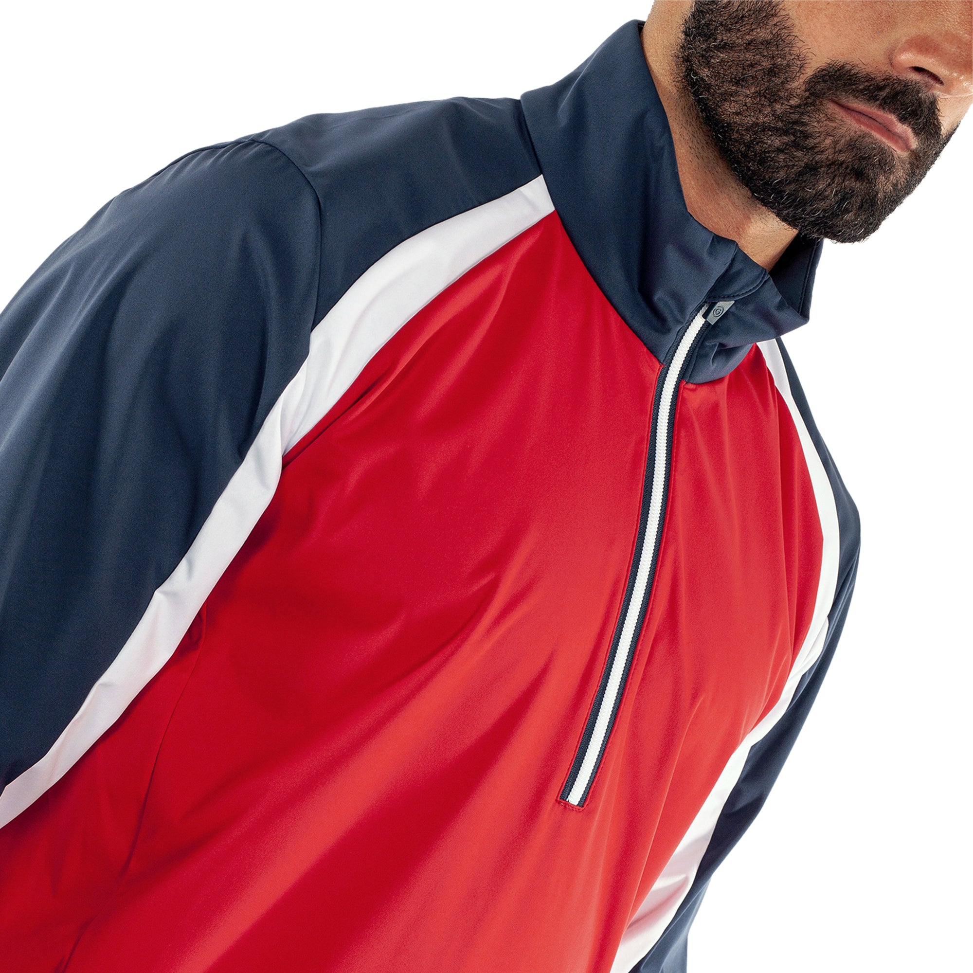 Galvin Green Laurent Interface-1 Golf Jacket Red/Black 8875