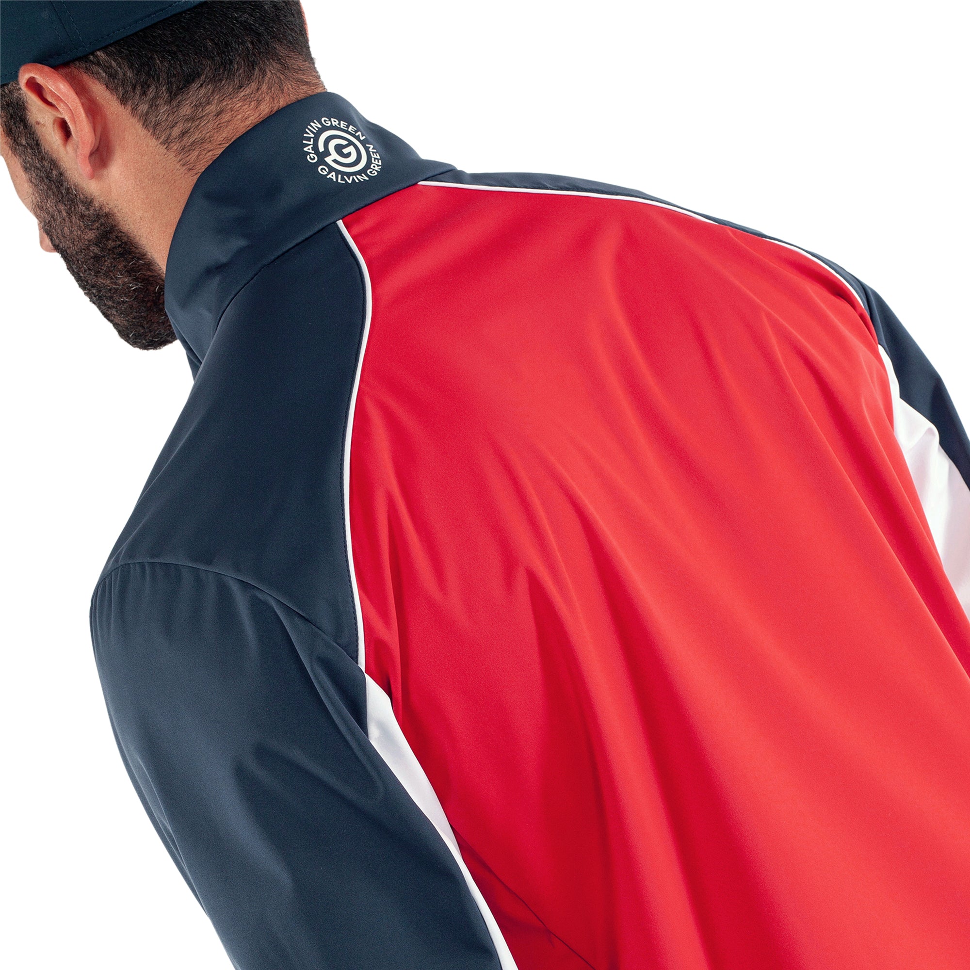 Galvin Green Laurent Interface-1 Golf Jacket Red/Black 8875