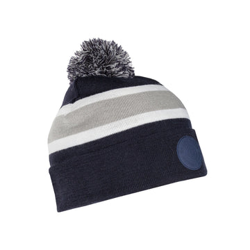 Galvin Green Leighton Interface-1 Knitted Hat Navy/Cool Grey/White 9367
