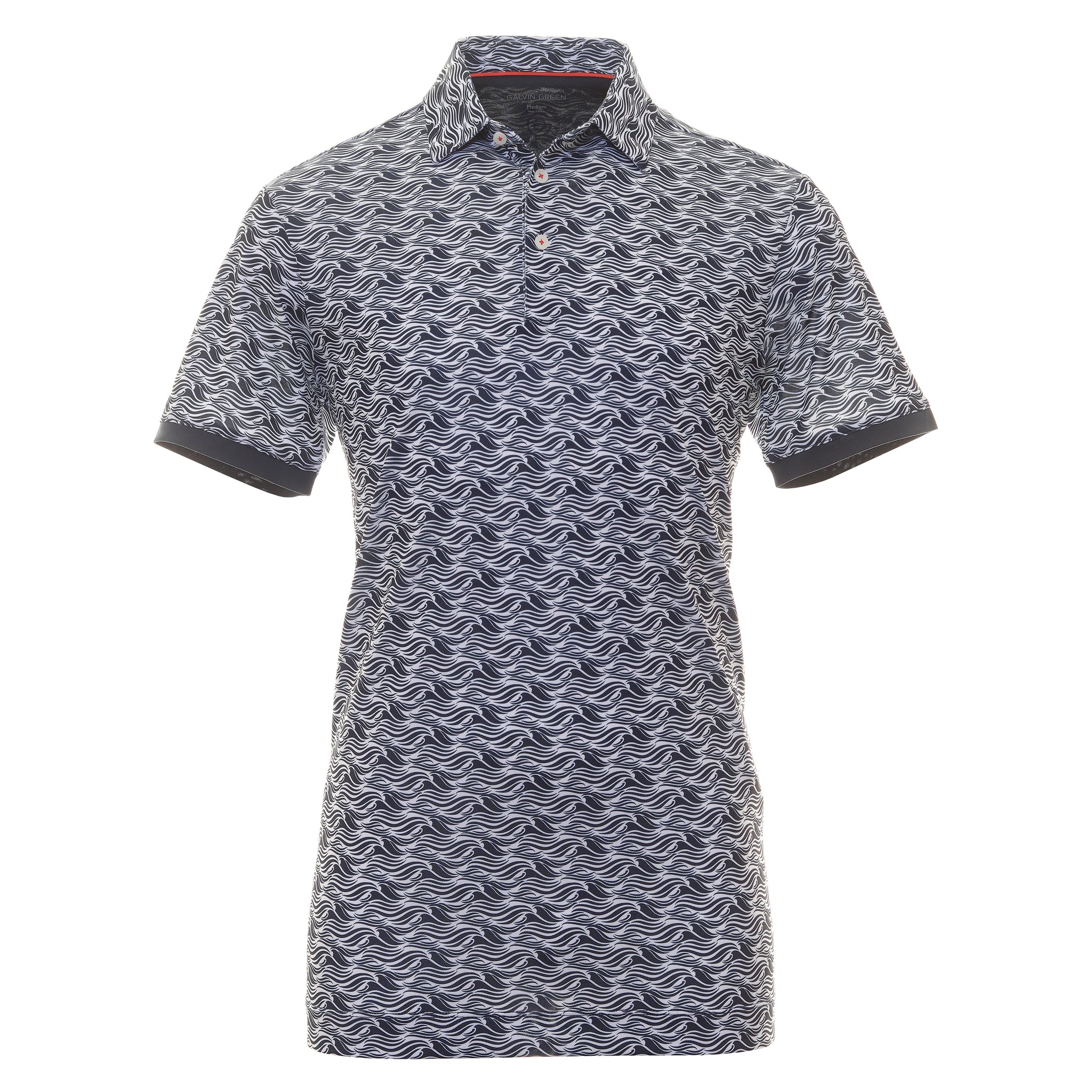 Galvin Green Madden Ventil8+ Golf Shirt Navy White 9349 Function18