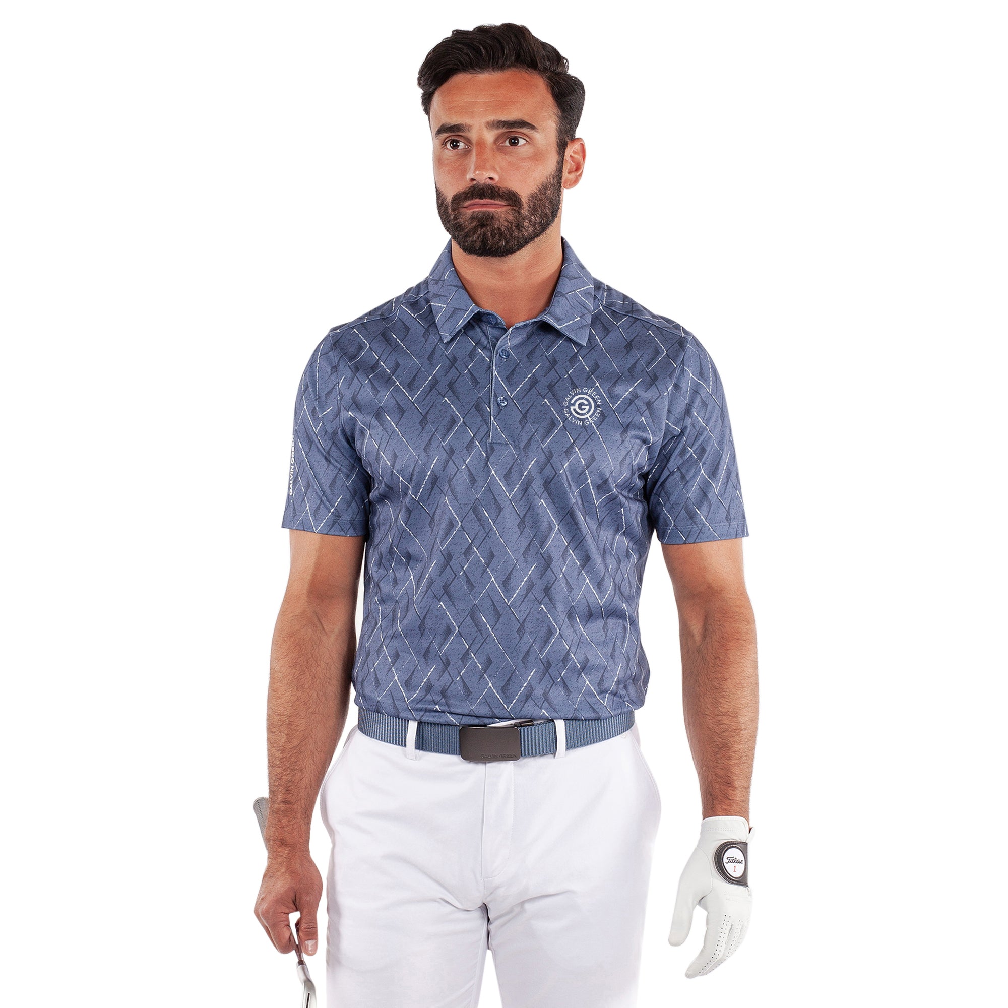 Galvin Green Mads Ventil8+ Golf Shirt Moonlight Blue 8840