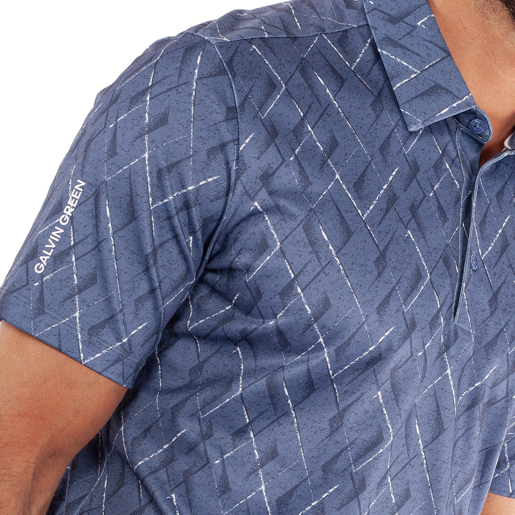 Galvin Green Mads Ventil8+ Golf Shirt Moonlight Blue 8840
