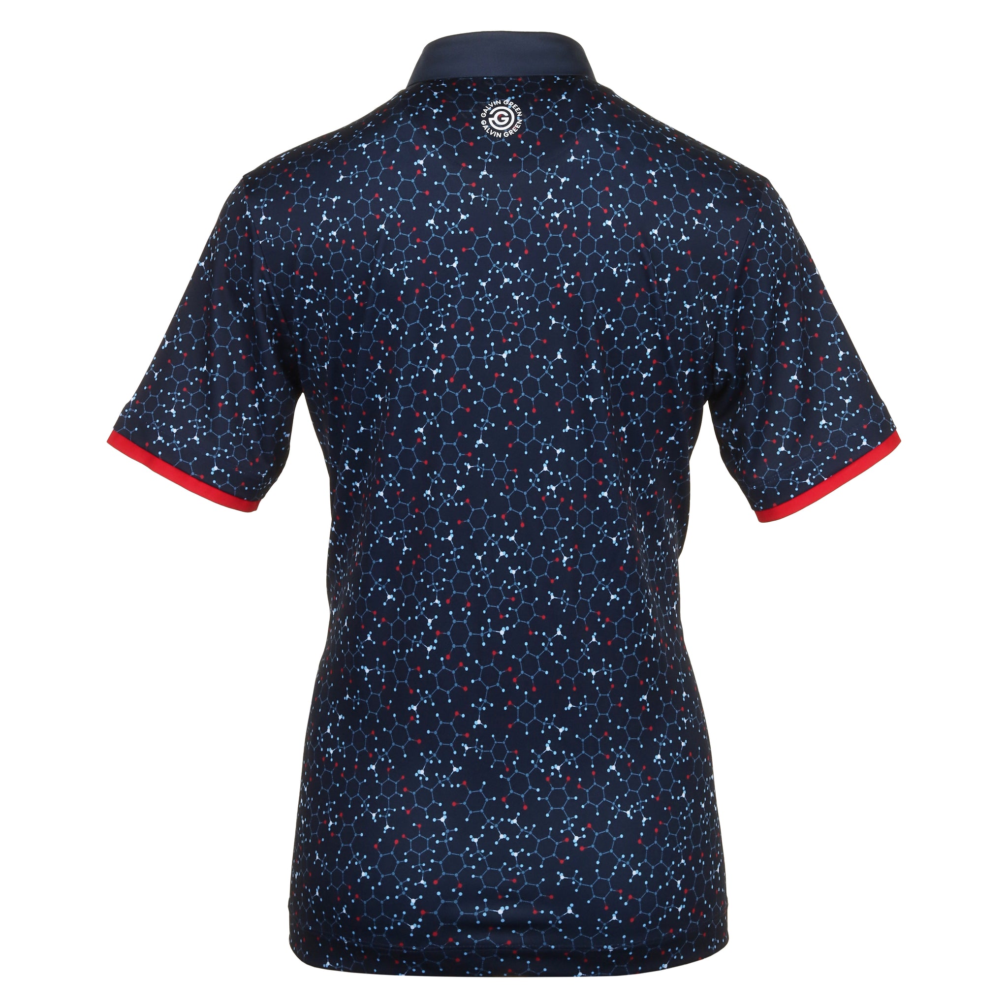 Galvin Green Mannix Ventil8+ Golf Shirt Navy/Red 8895
