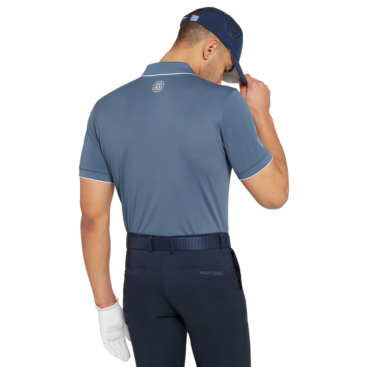 Galvin Green Marty Ventil8+ Golf Shirt Moonlight Blue 8840