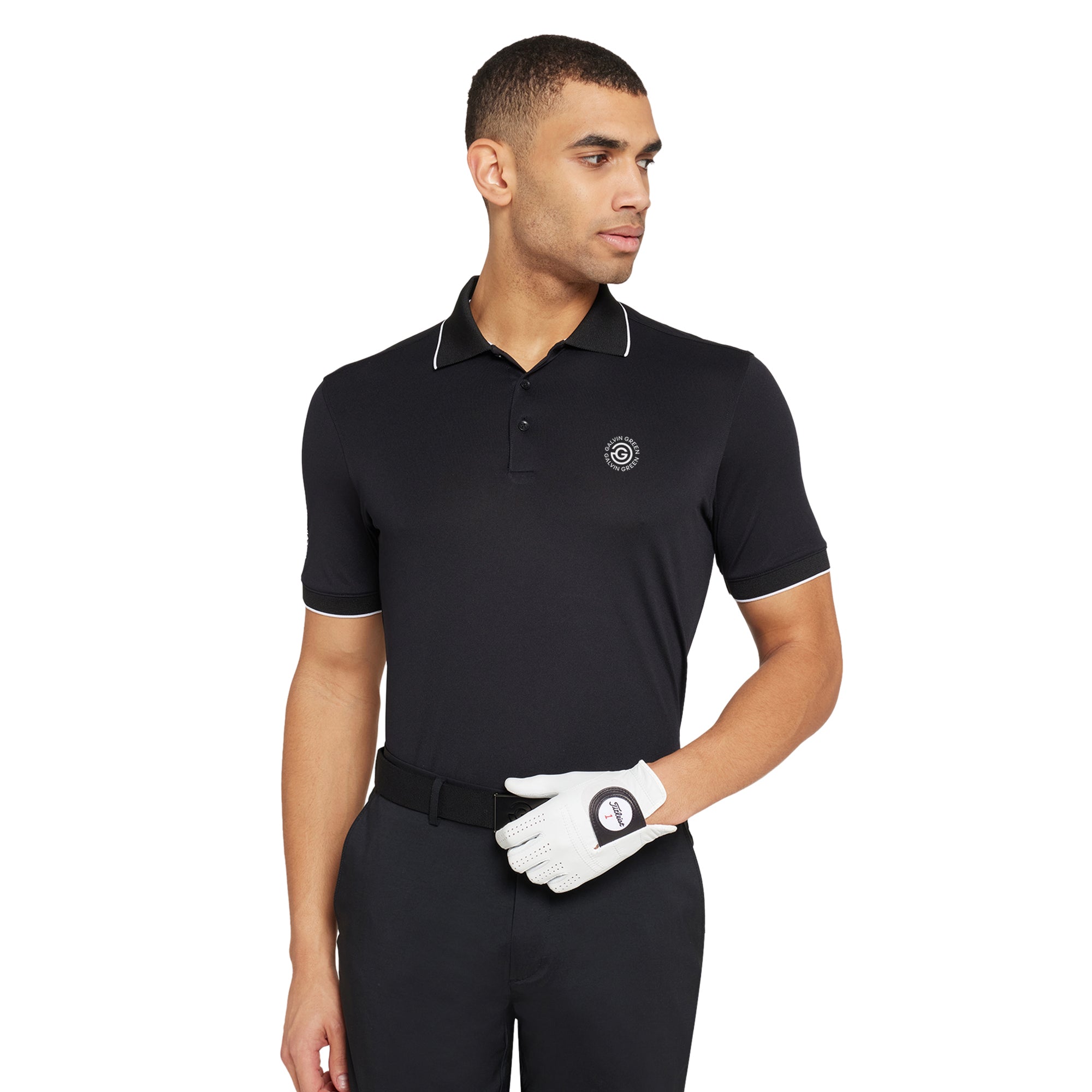 Galvin Green Marty Ventil8+ Golf Shirt Black 9403