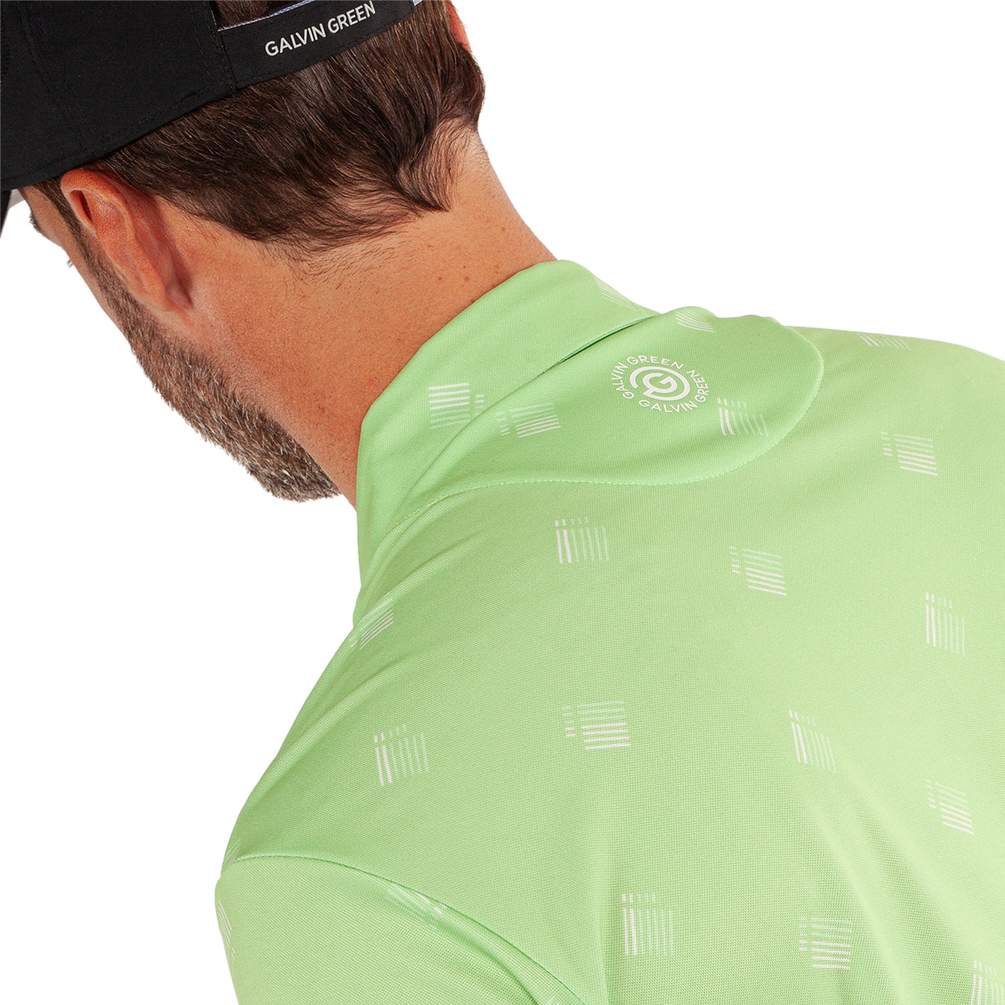 Galvin Green Memo Ventil8+ Golf Shirt Fresh Green 8841