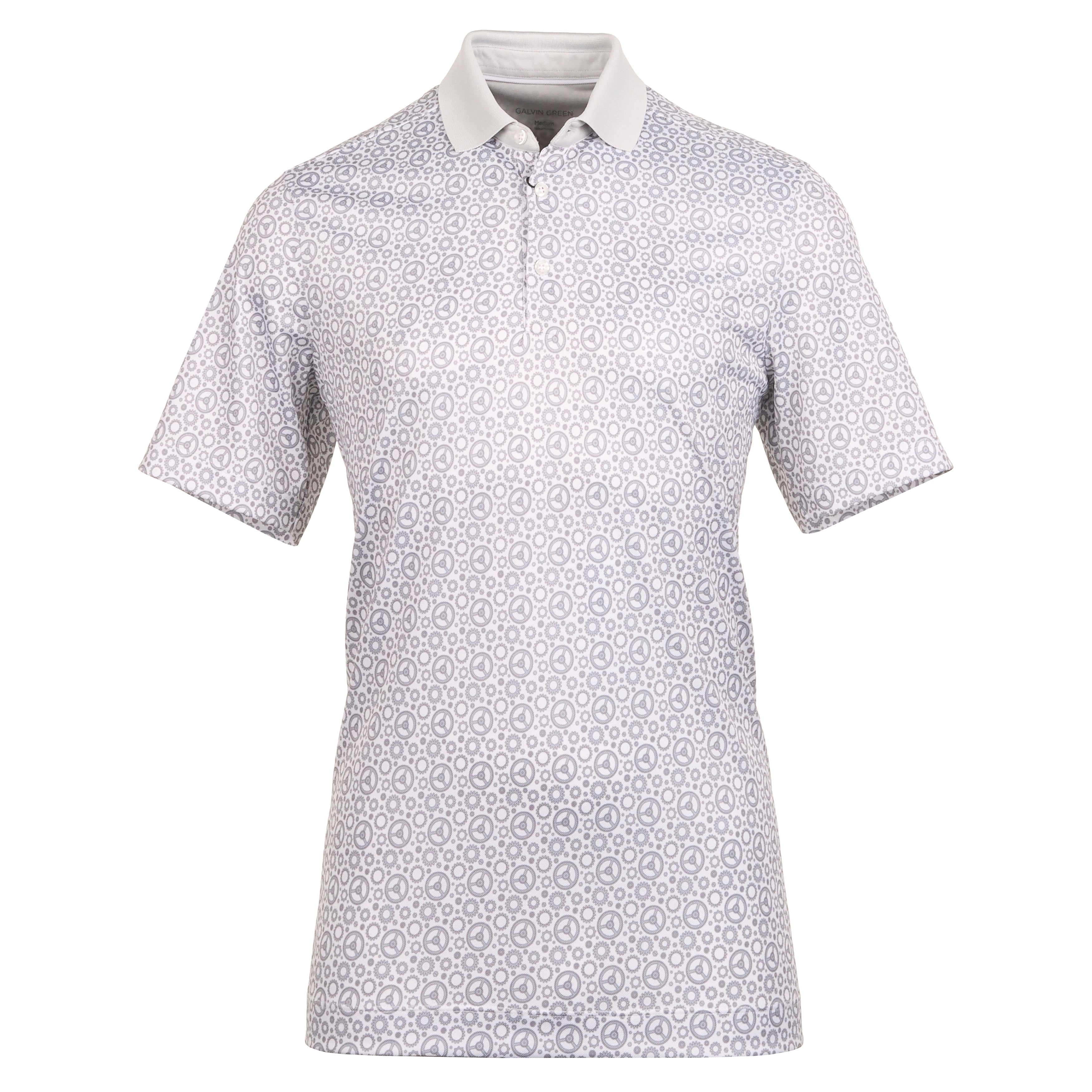 Galvin Green Miracle Ventil8+ Golf Shirt White Cool Grey 9235 ...