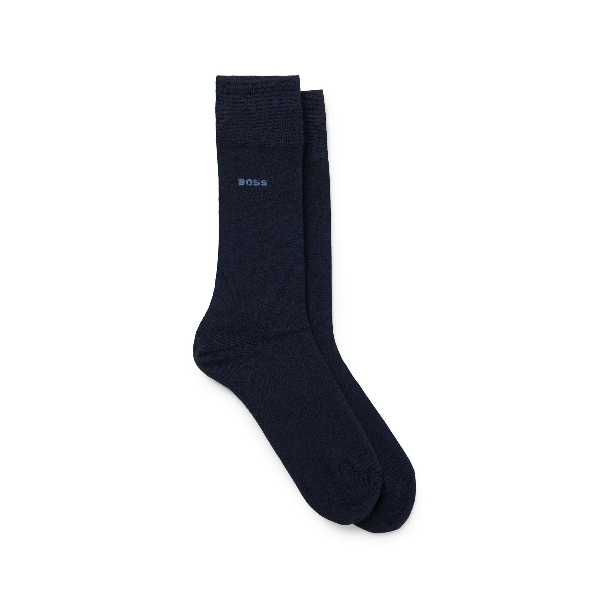 BOSS 2 Pair RS VI Bamboo Crew Socks Dark Blue 401