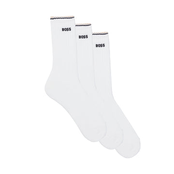 BOSS QS Rib Stripe Socks - 3 Pack