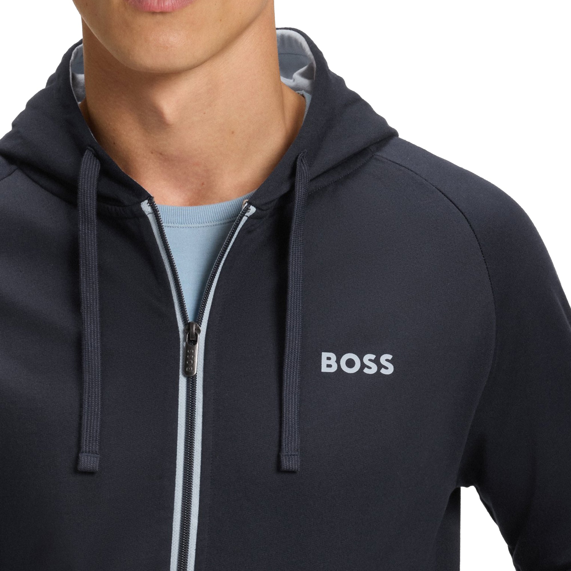 BOSS Authentic H Full Zip Jacket FA25 Dark Blue 403
