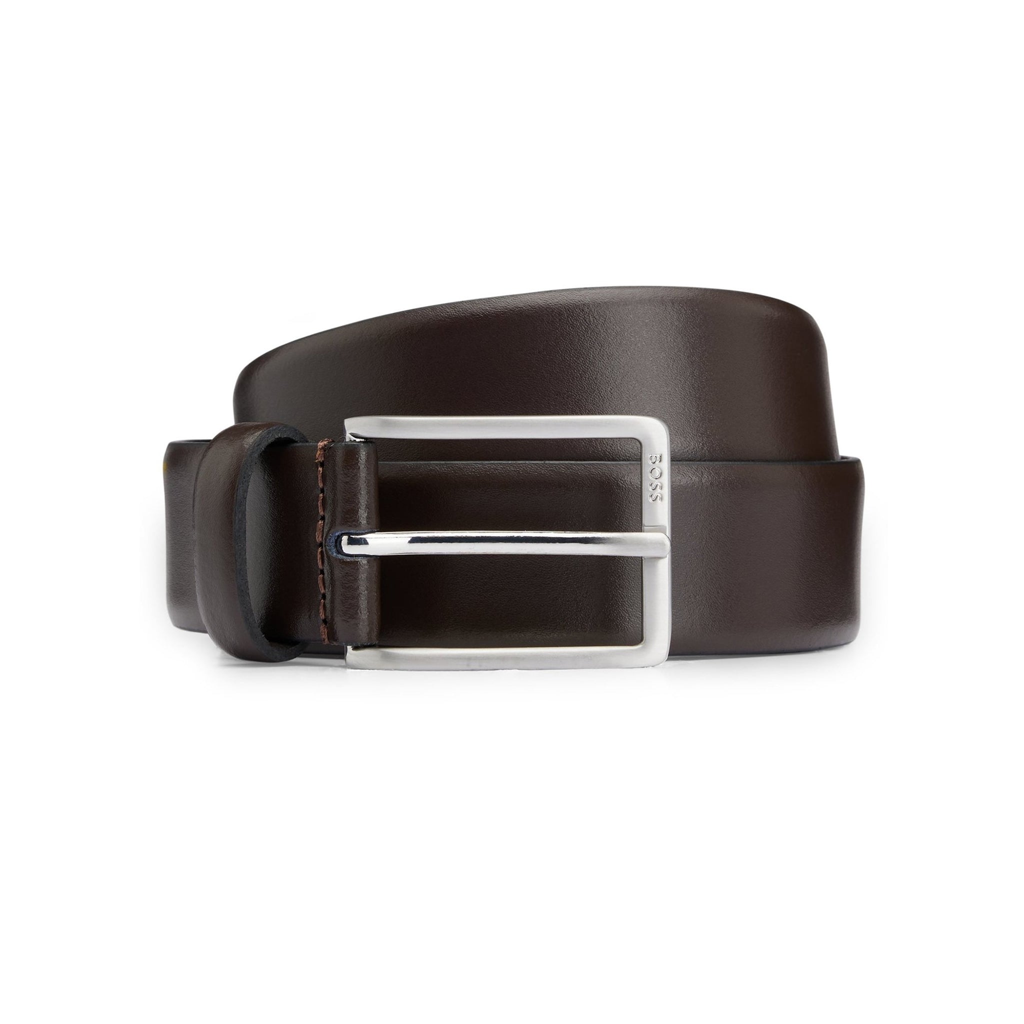 BOSS Erman-L Golf Belt Dark Brown 205
