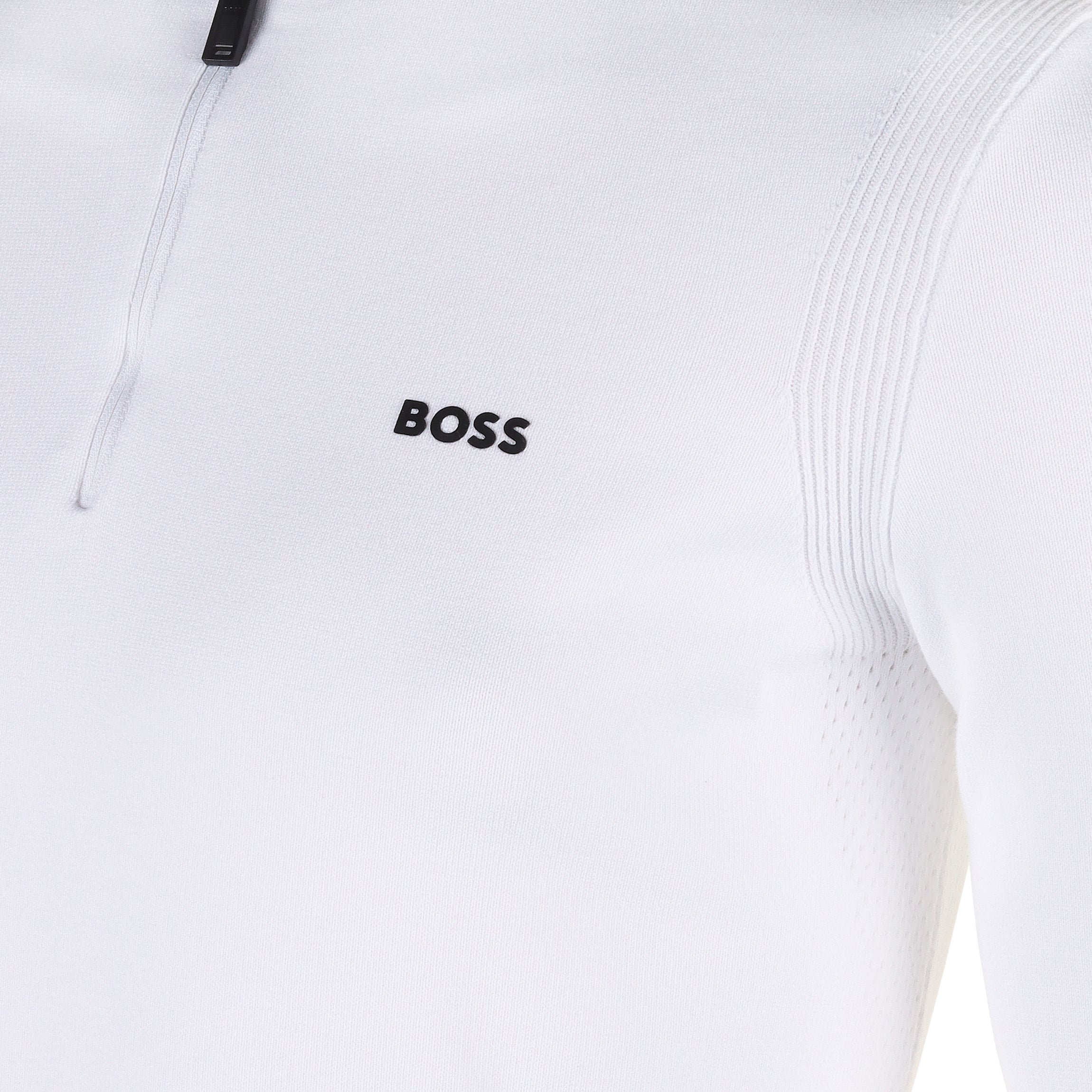 BOSS Ever-X 1/4 Zip Sweater FA24 50498518 White 100 | Function18