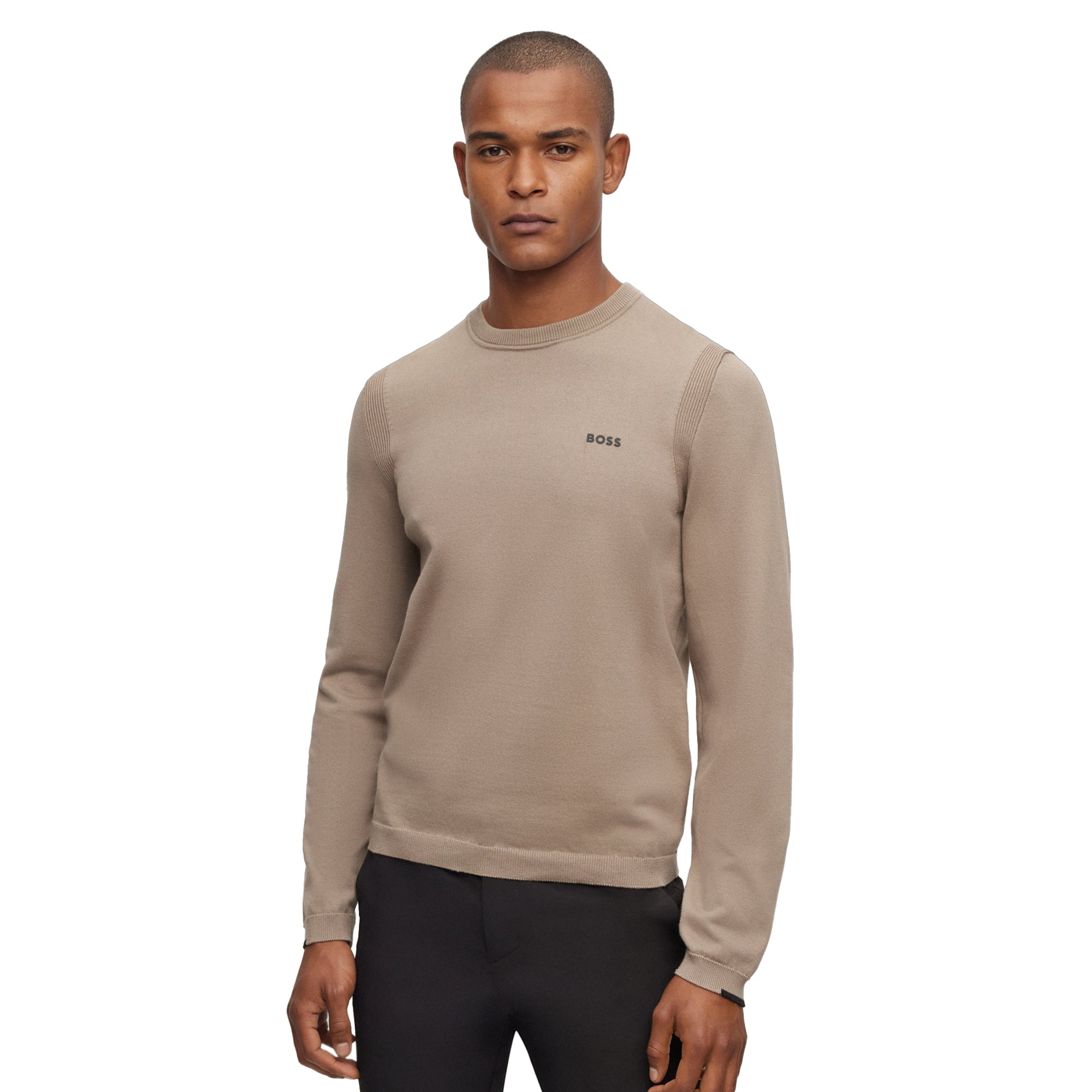 BOSS Ever-X Crew Neck Sweater SP25 Brindle 334