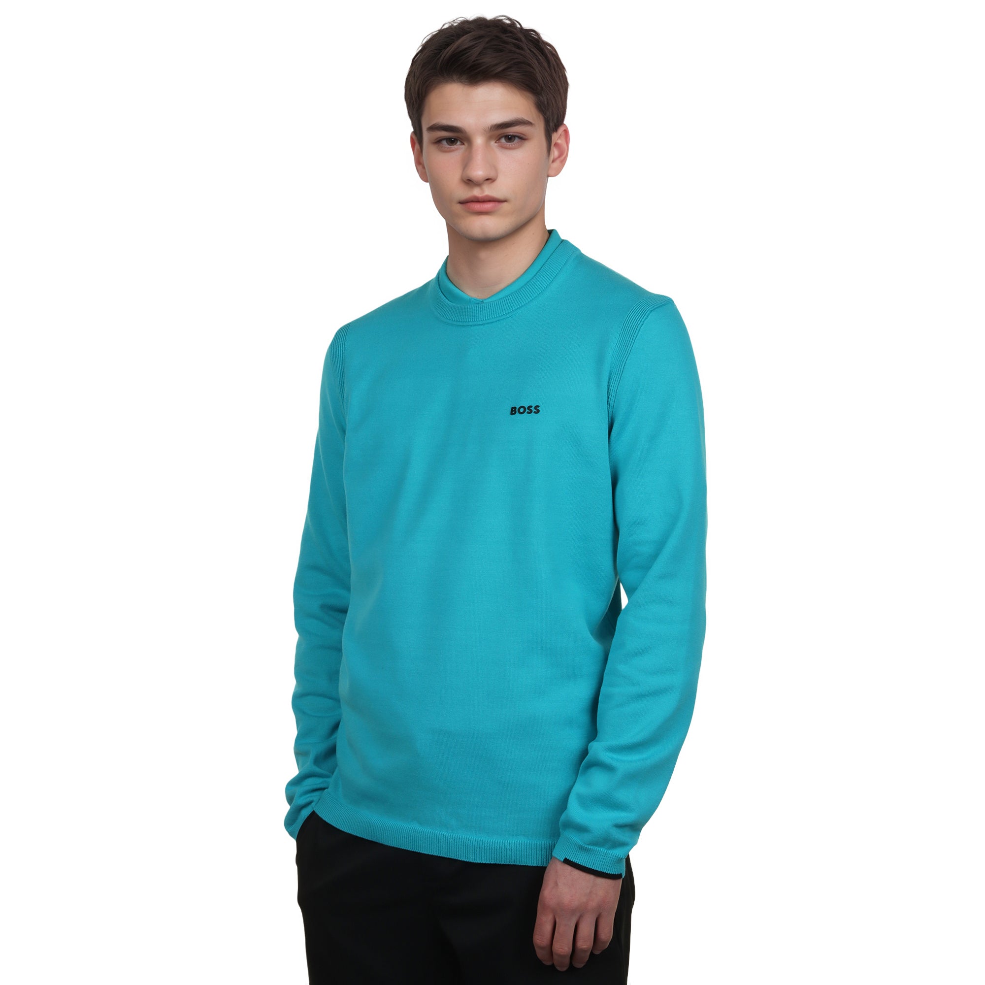 BOSS Ever-X Crew Neck Sweater SP25 - Electric Purple 503