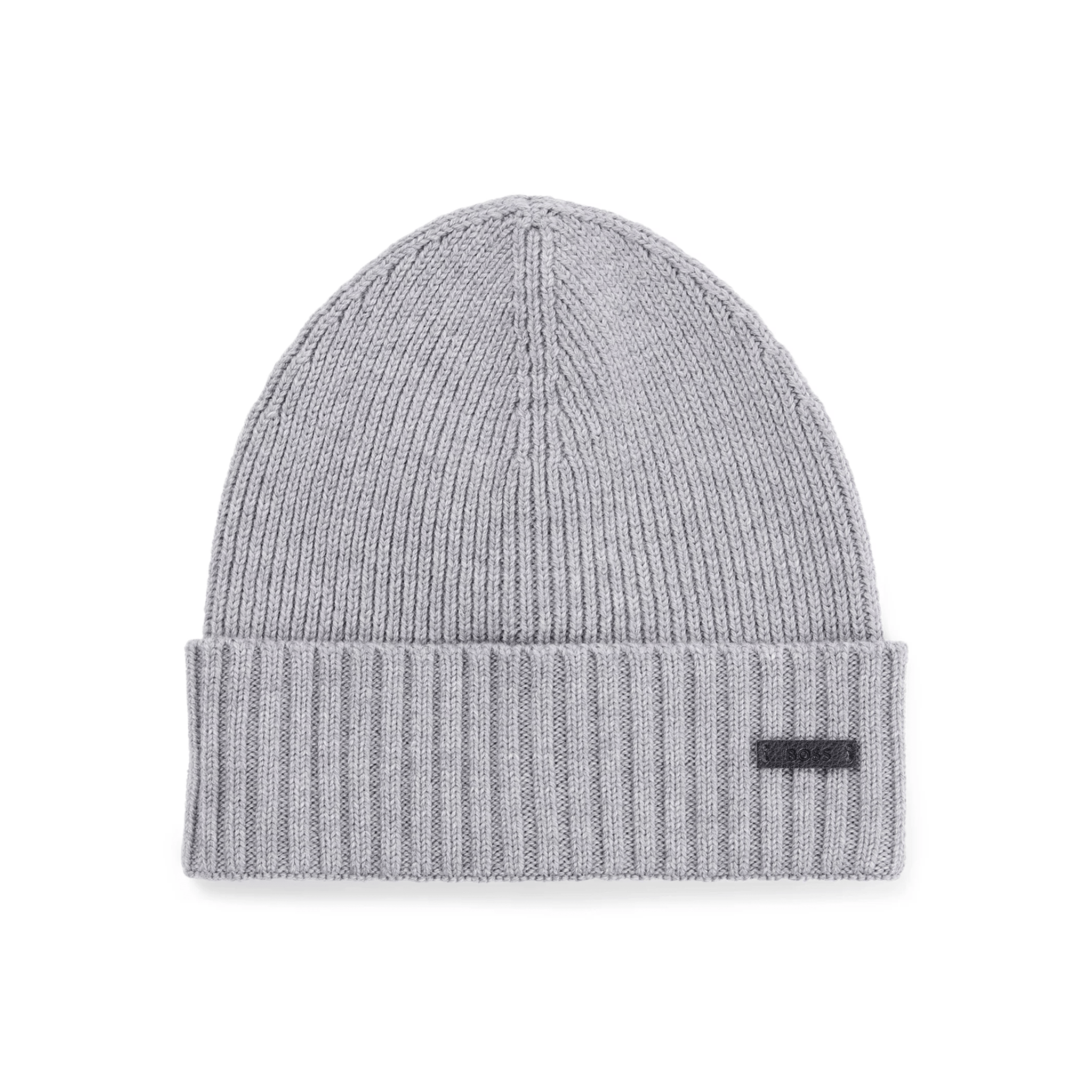 BOSS Fati Ribbed Beanie Hat