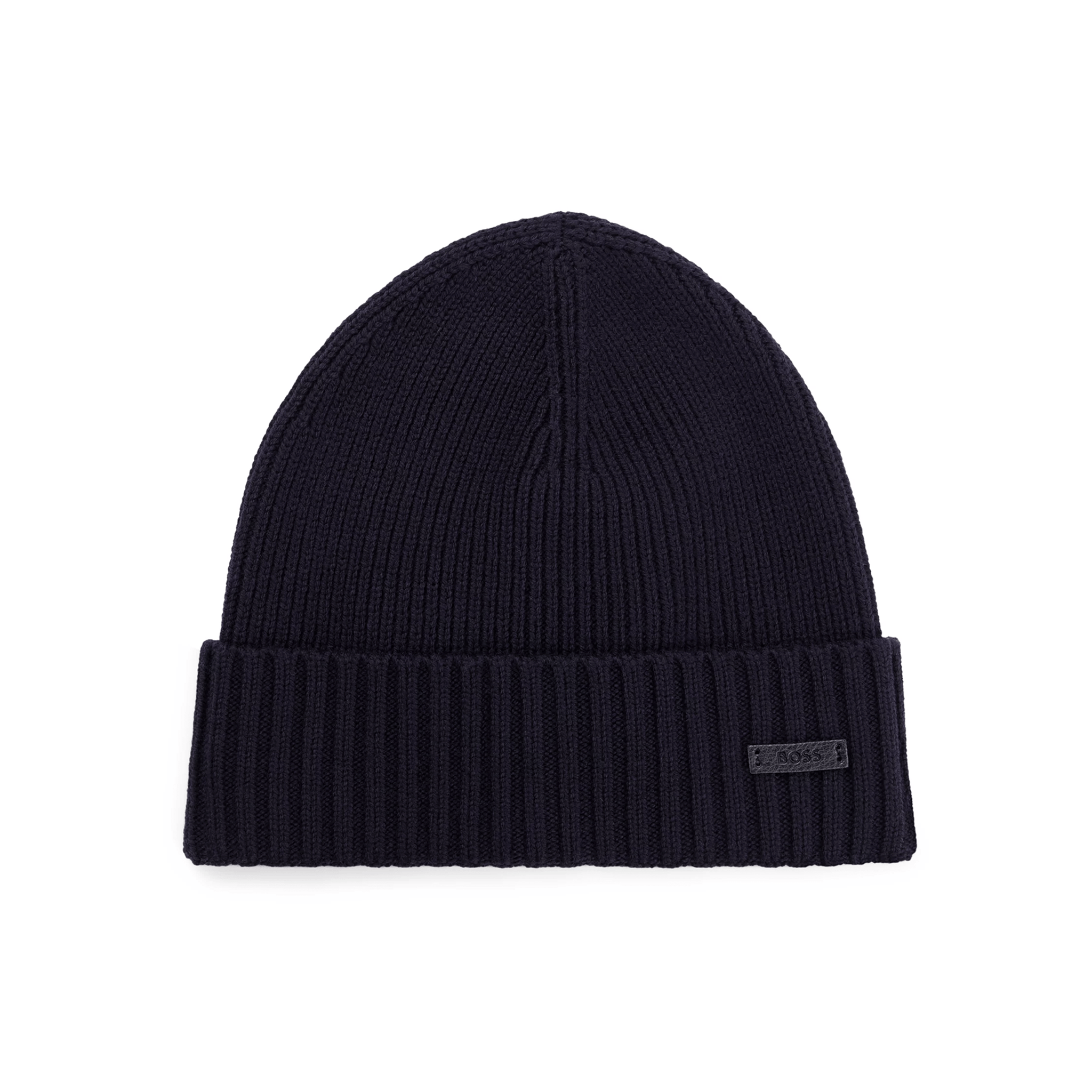 BOSS Fati Ribbed Beanie Hat