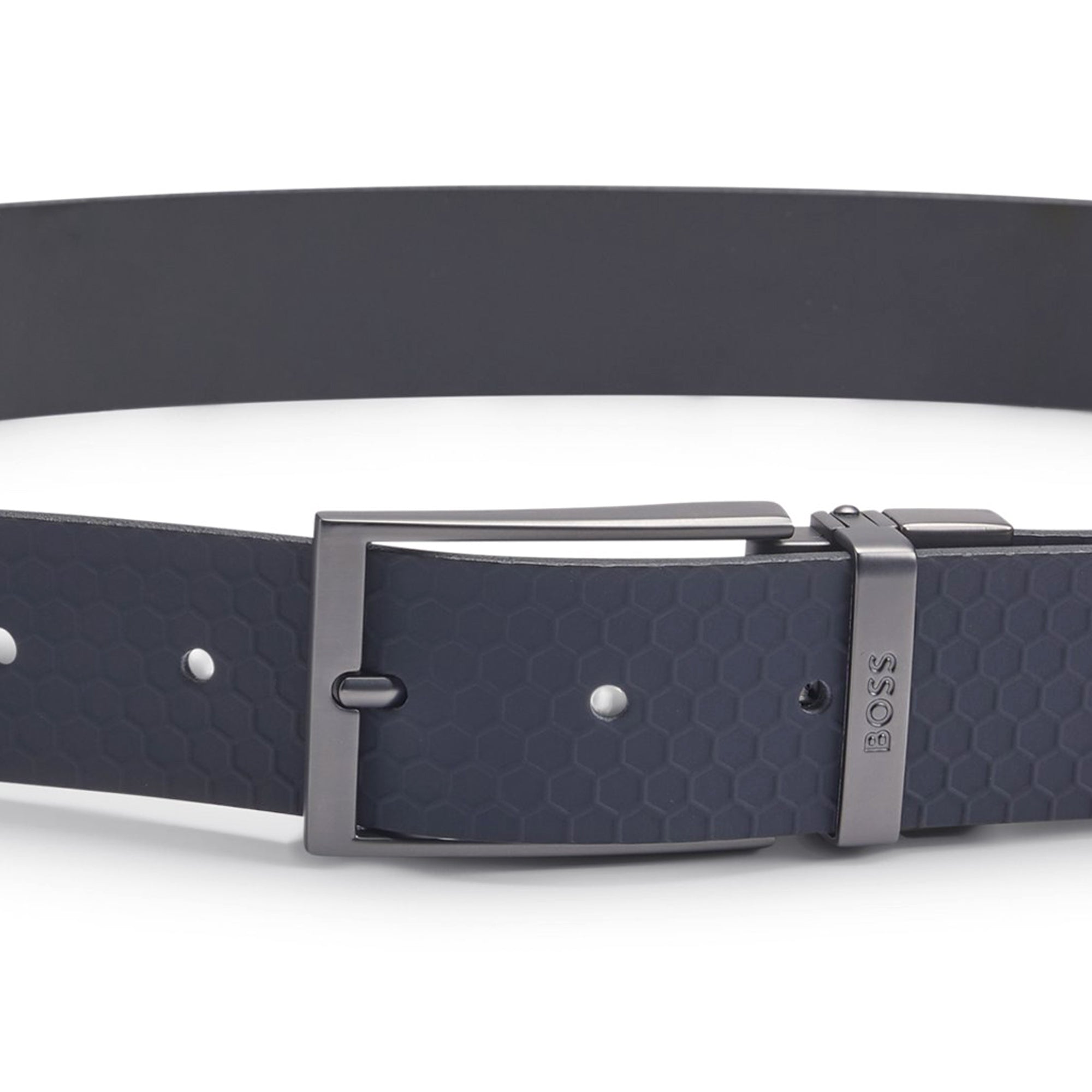 BOSS Golf-Ball1-soft Gift Set Belt Navy 410