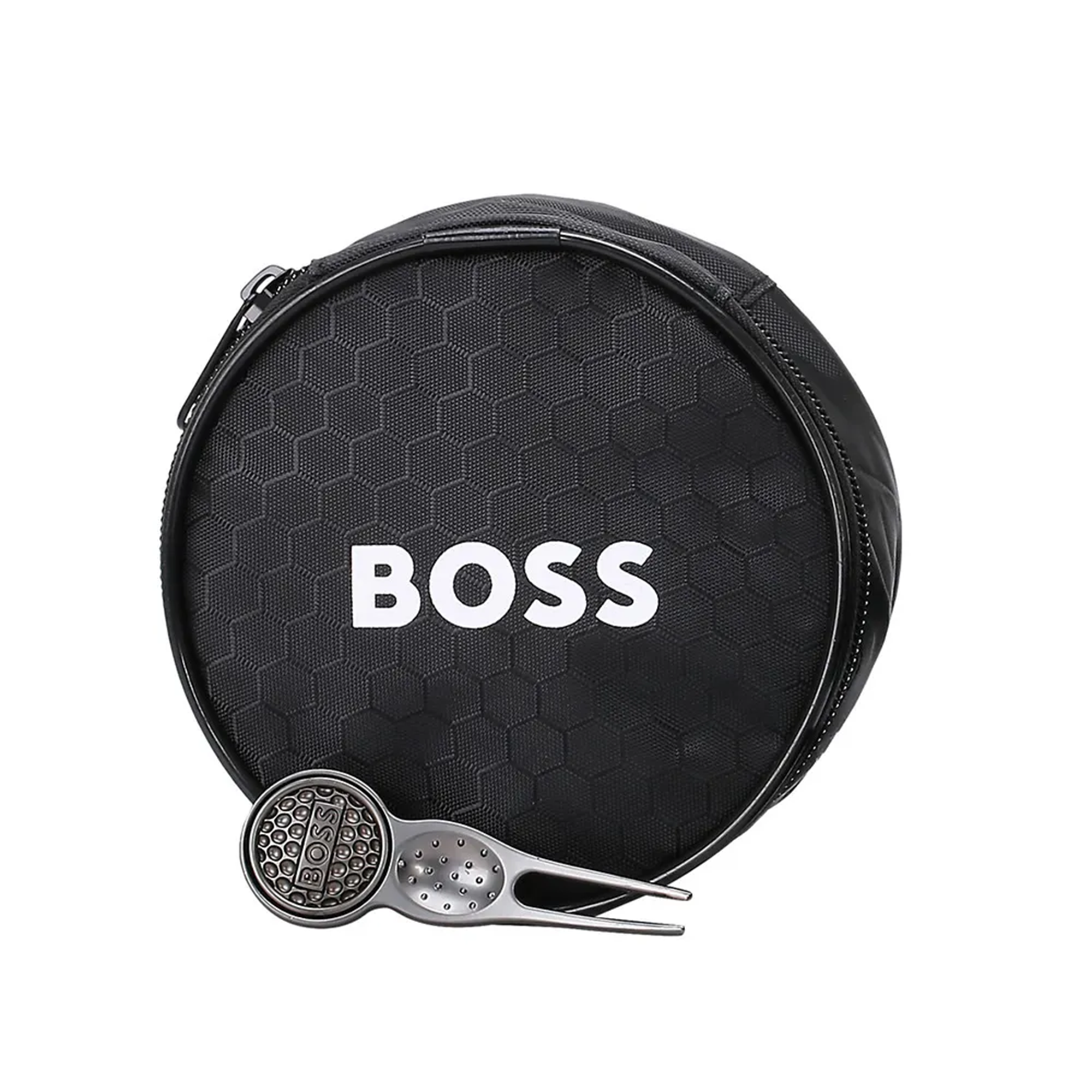 BOSS Golf-PN-soft Gift Set Belt Navy 410