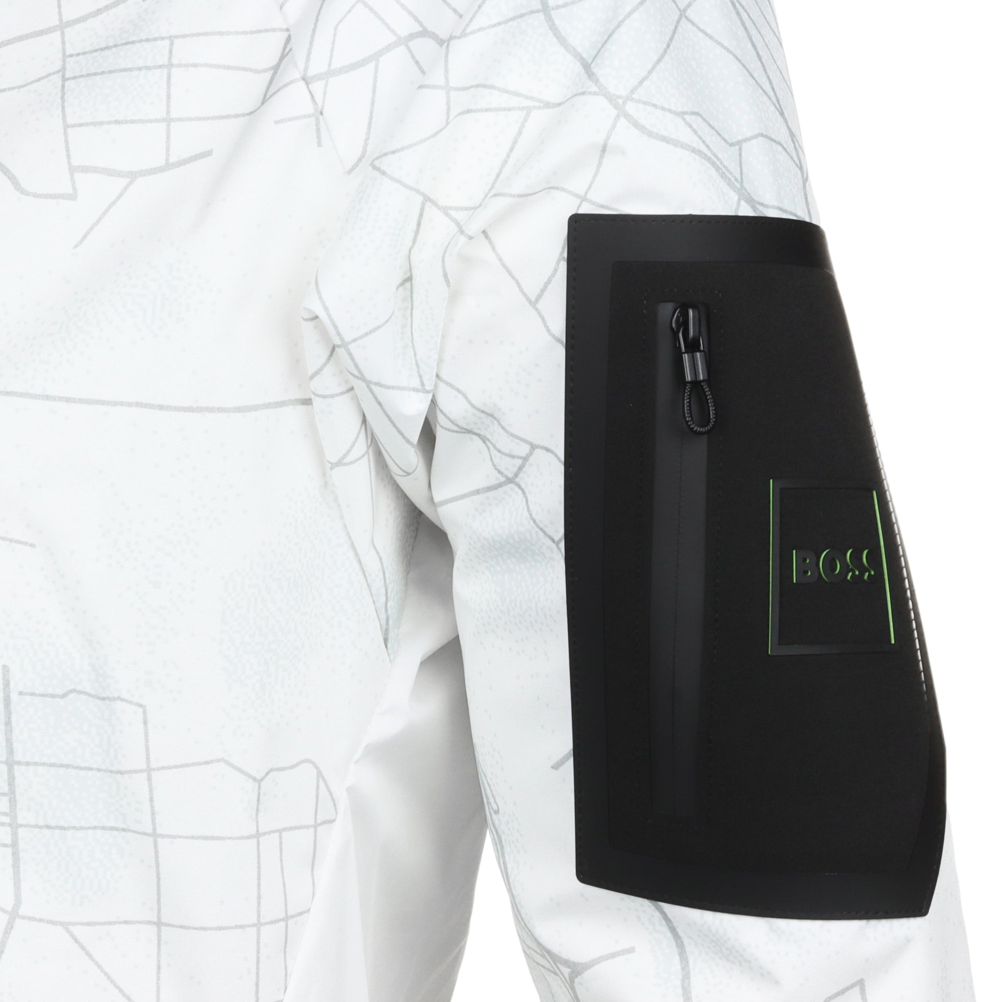 BOSS J_Roders Hooded Jacket WI24 White 100