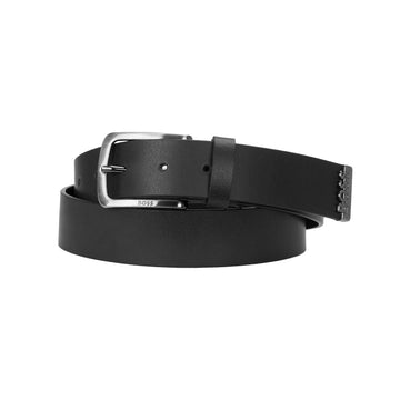 BOSS Jor-Metal-tip Golf Belt Black 001