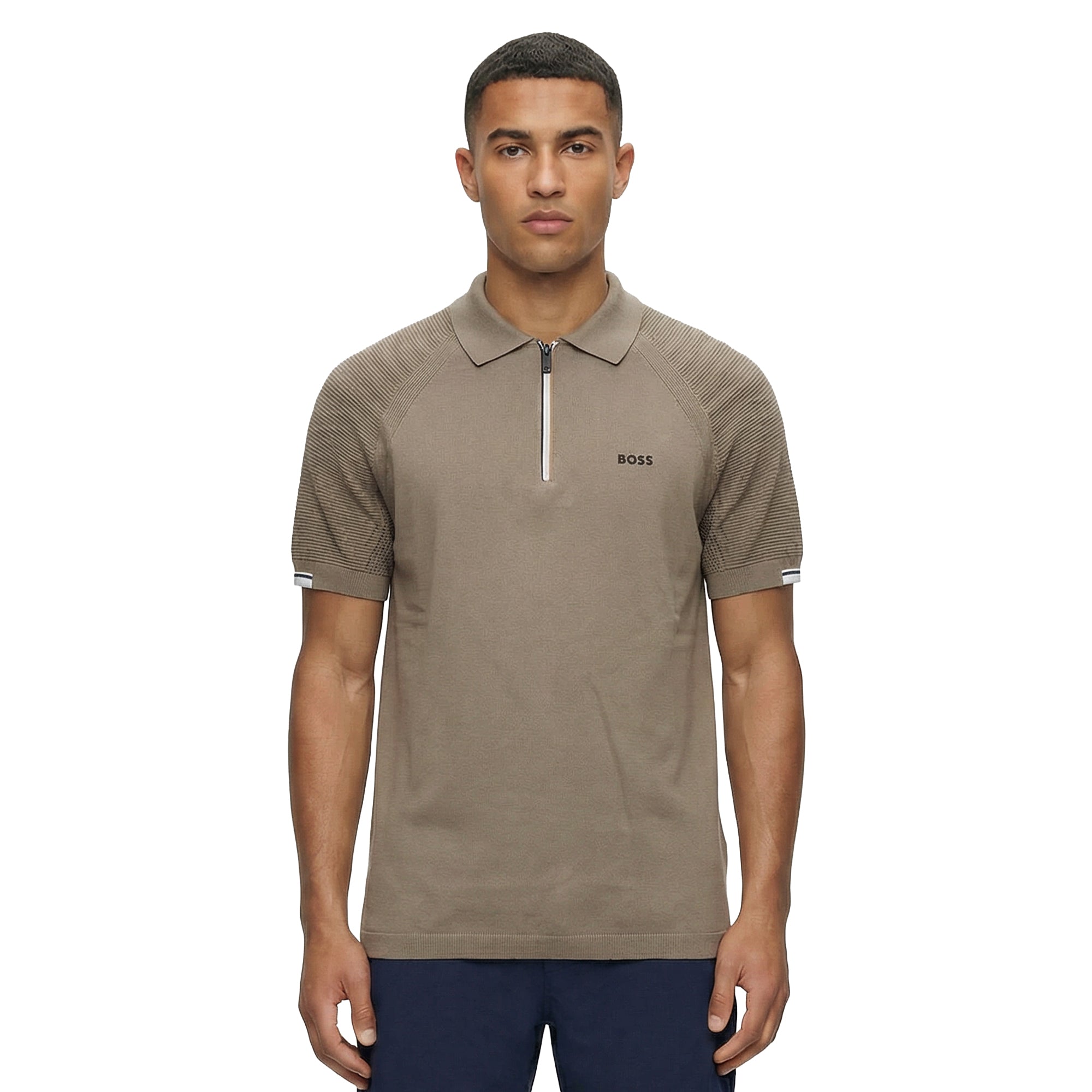 BOSS KN_GOC Perform Golf Polo Shirt - Brindle 334 - 50558354-334 ...