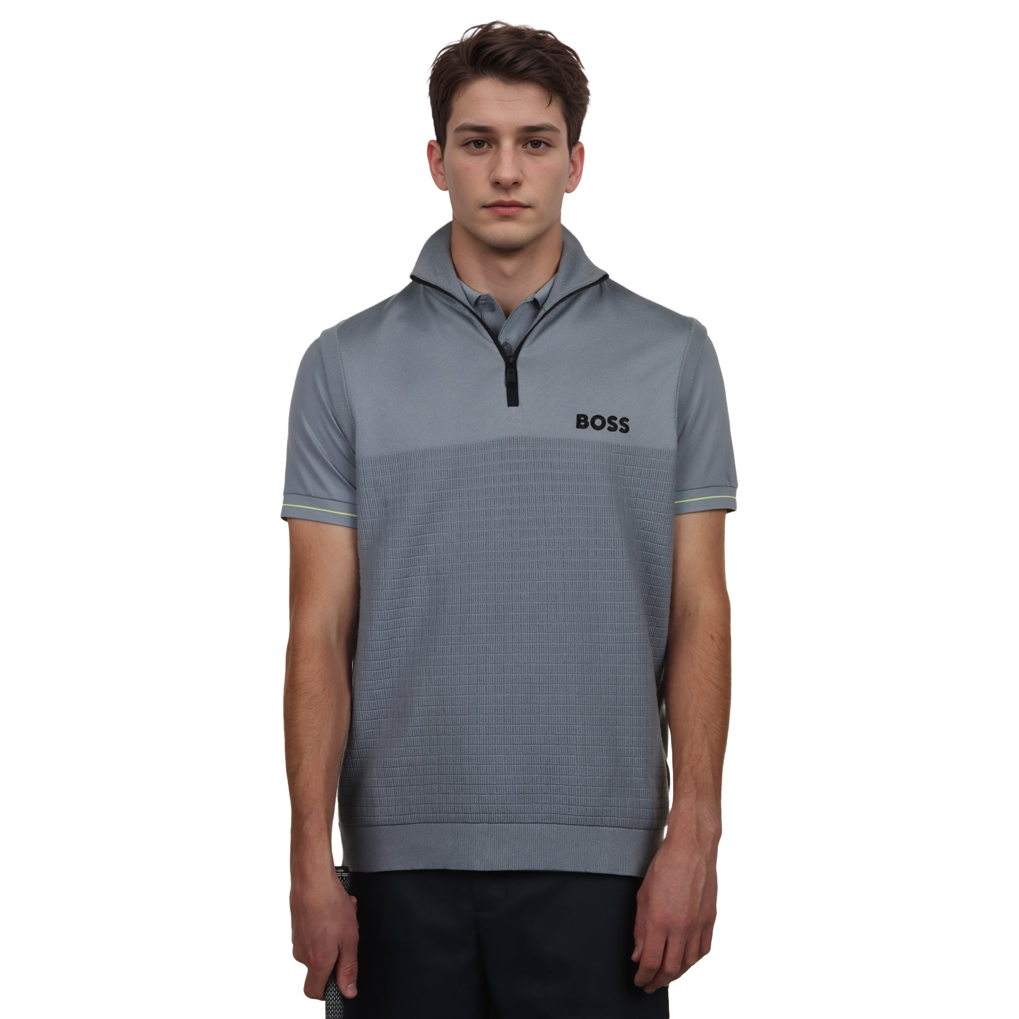 BOSS K_Birdie 1/4 Zip Vest FA25