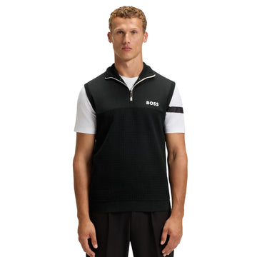 BOSS K_Birdie 1/4 Zip Vest FA25