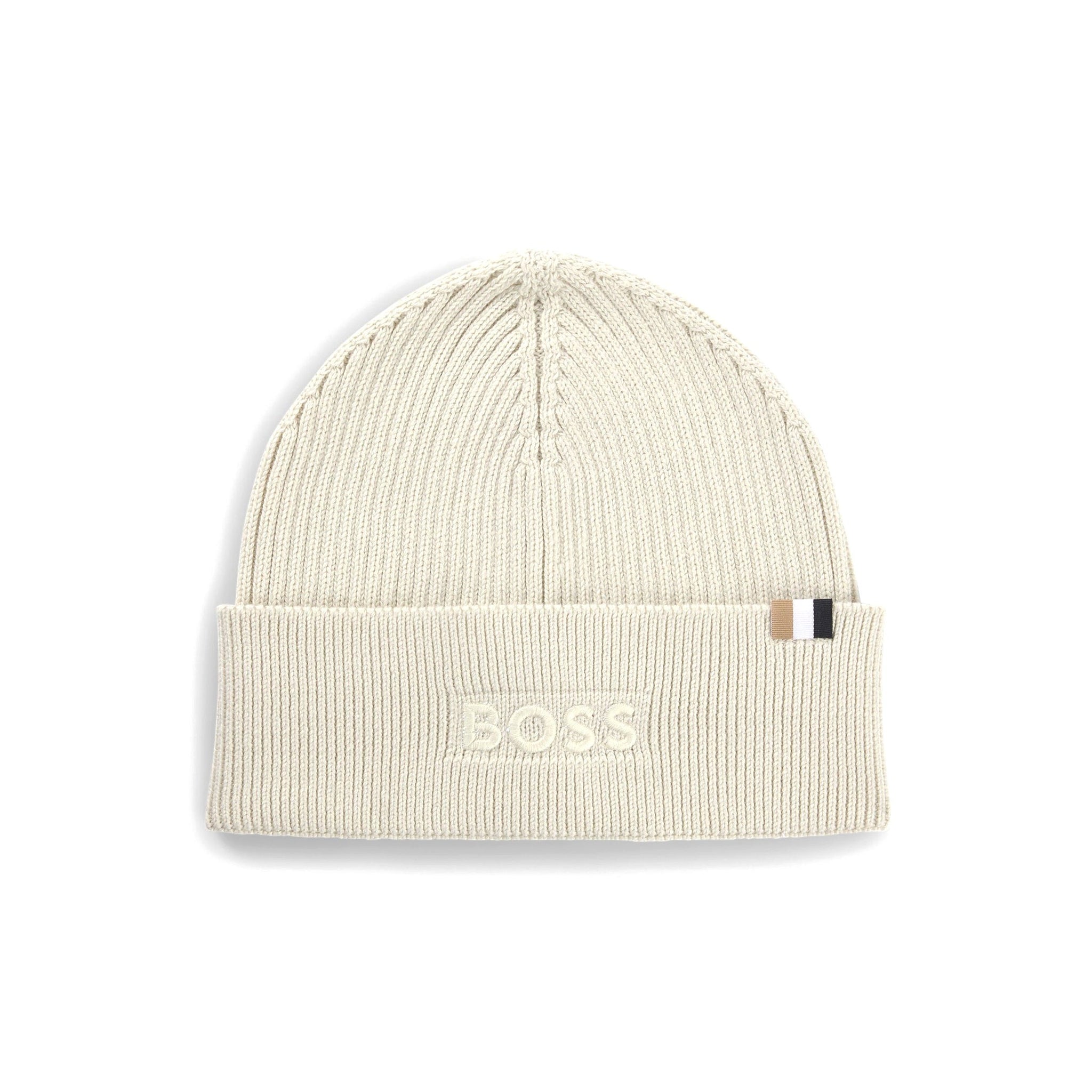 BOSS Magico_R Beanie Hat White 131