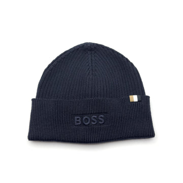 BOSS Magico_R Beanie Hat Dark Blue 404