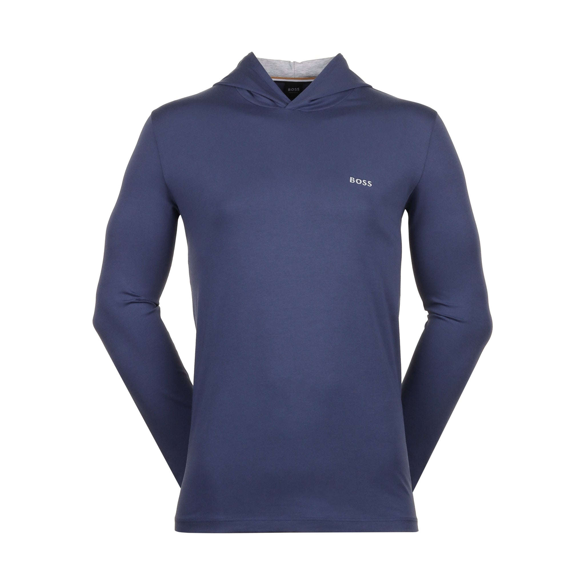BOSS Mix&Match LS Stretch Hoodie Light Navy 412