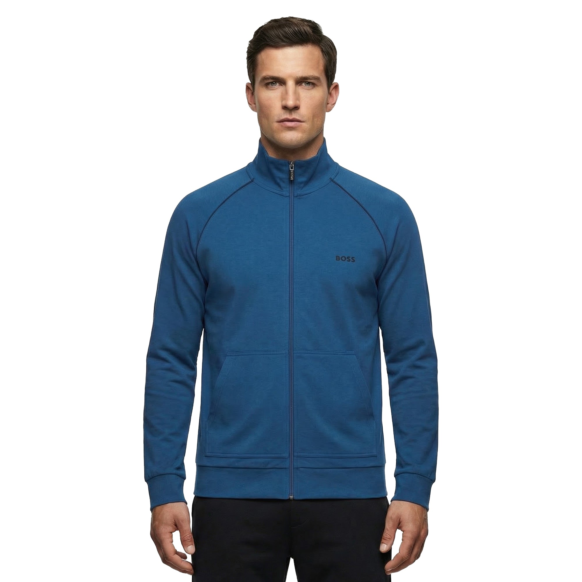 BOSS Mix&Match Full Zip Golf Jacket - Black 002 - 50515307-002