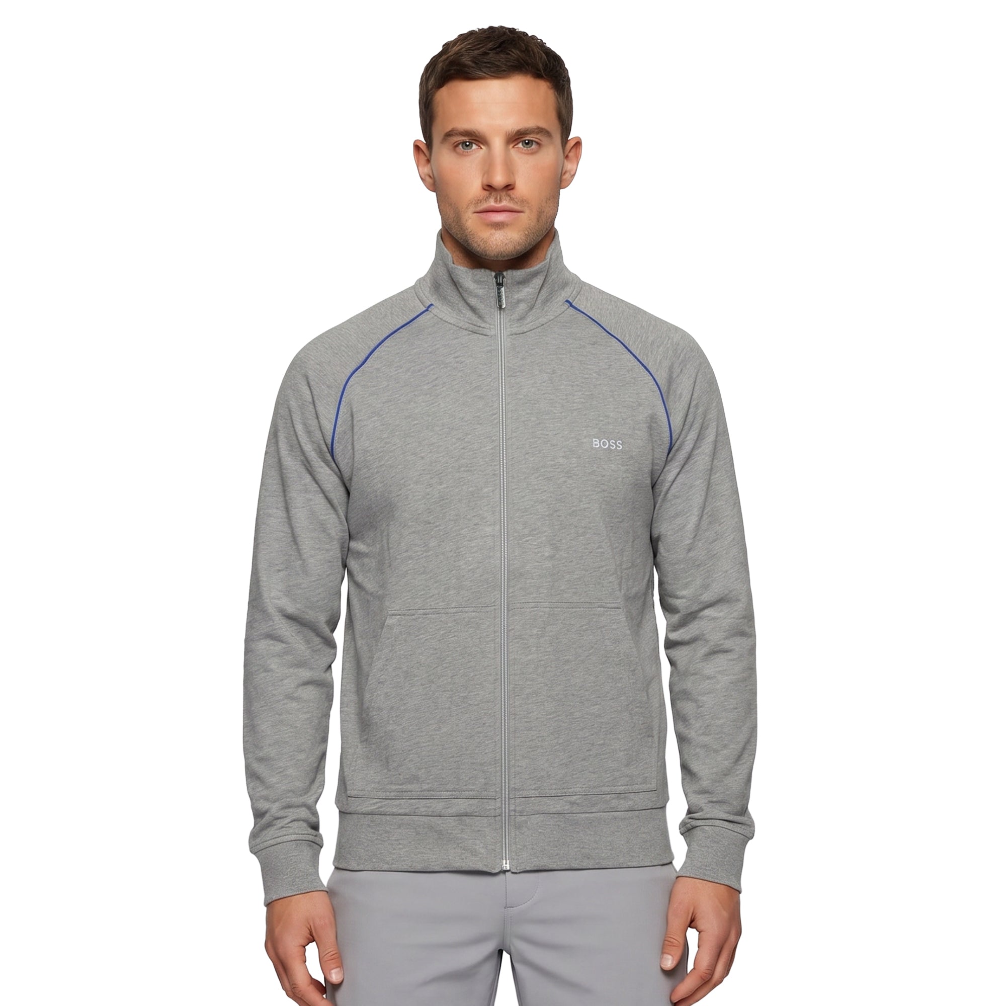 BOSS Mix&Match Full Zip Jacket WI25 - Yale Blue 480 - 50515307-480