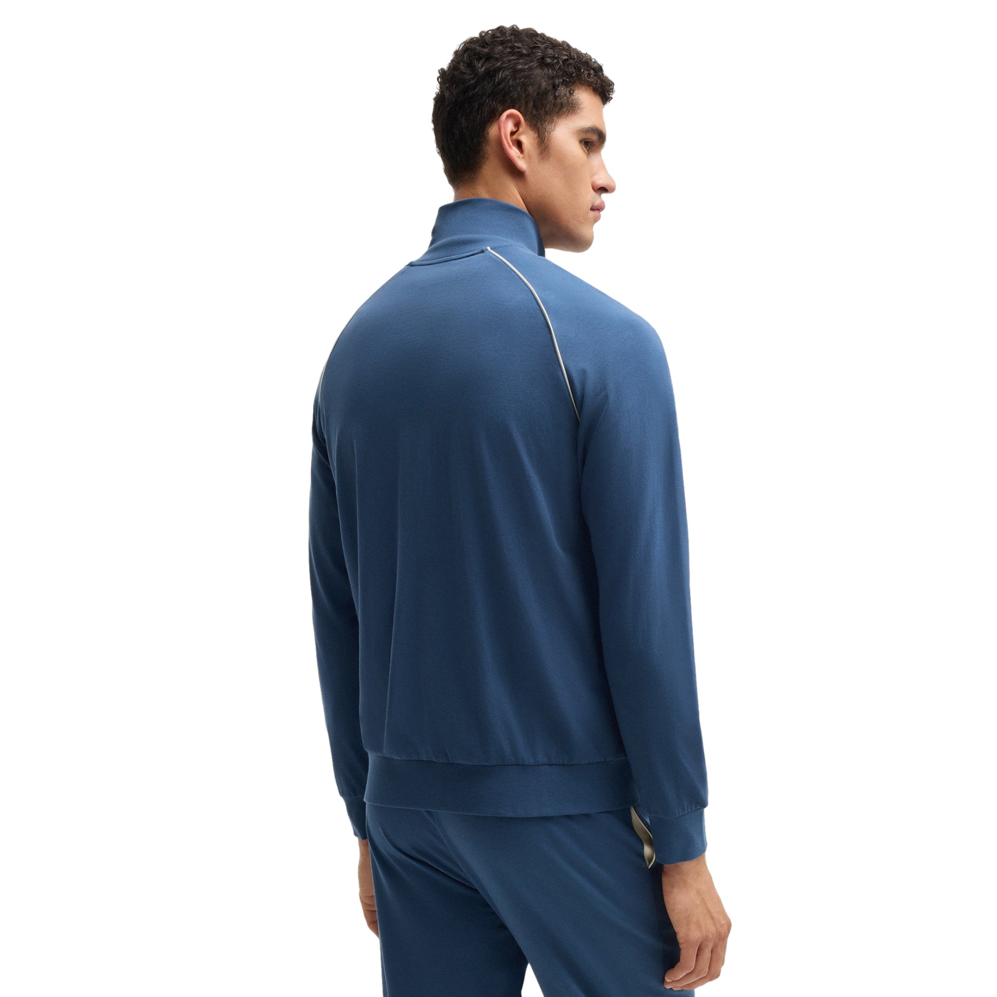 BOSS Mix&Match Full Zip Jacket SP25 Medium Blue 425