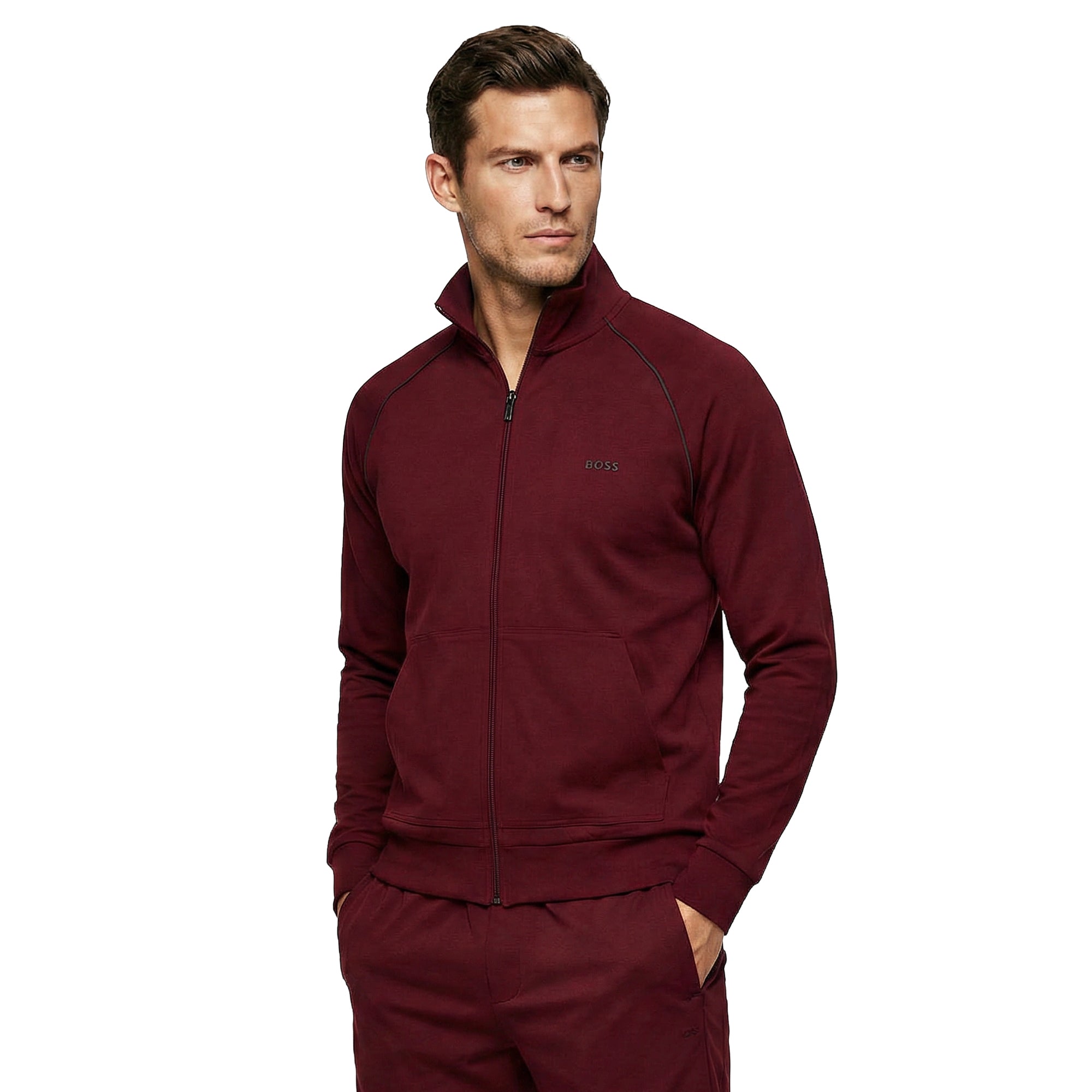 BOSS Mix&Match Full Zip Jacket WI25 - Yale Blue 480 - 50515307-480