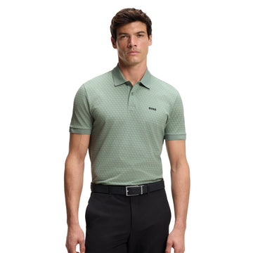 BOSS PL_GOC Chip Pattern Polo Shirt
