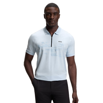 BOSS PL_Globe Pattern Polo Shirt